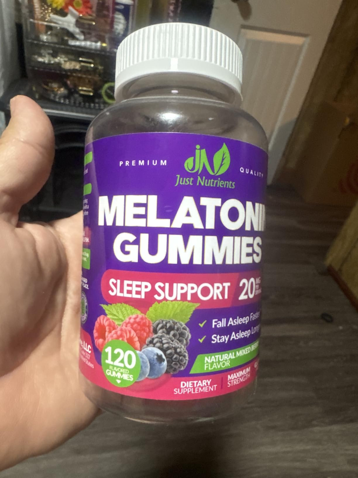 Melatonin 20mg Gummies (120 Count) - Maximum Strength Sleep Gummies customer photo 1