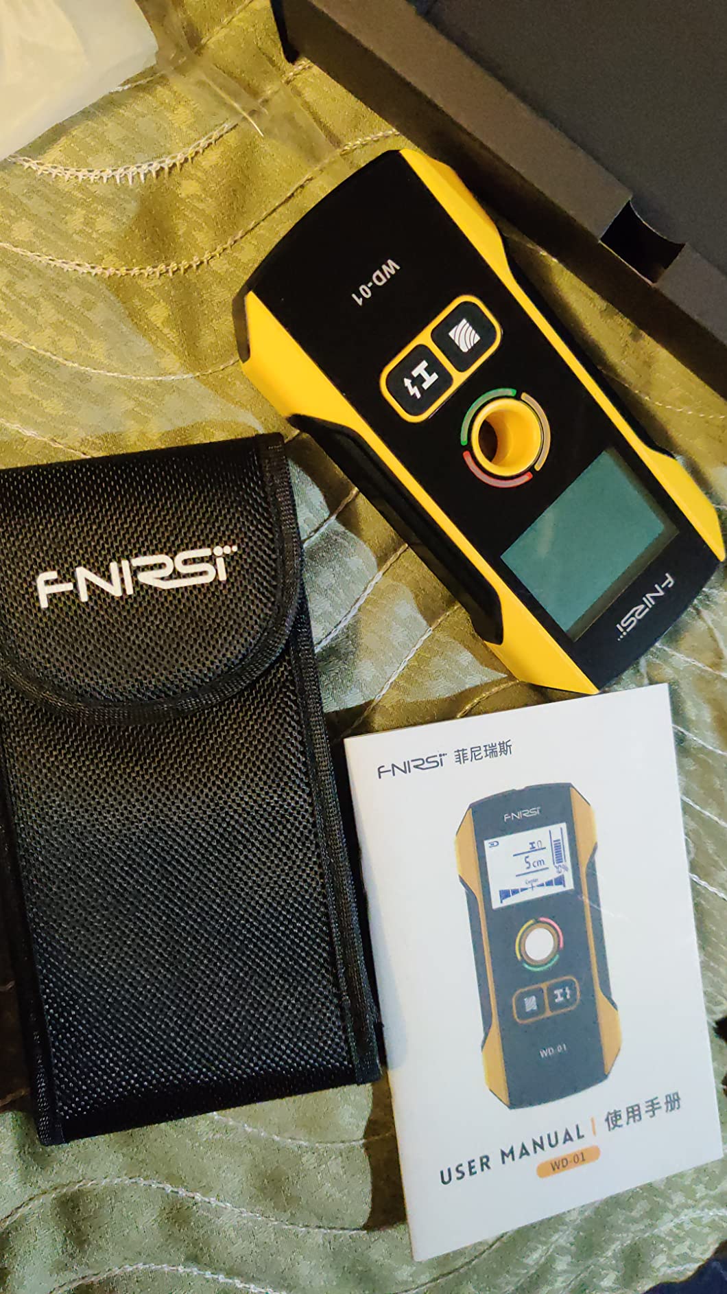 FNIRSI WD-01 6 in 1 Rechargeable Stud Finder Wall Scanner, Positioning Hole customer photo 1