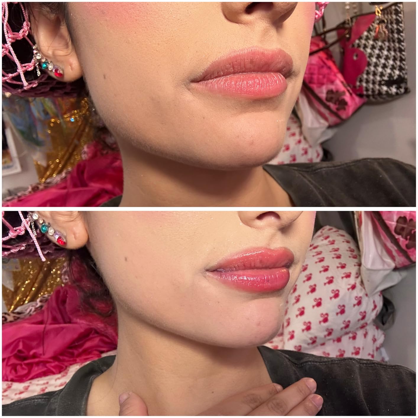 Wonderskin Lip Stain – Long Lasting, Waterproof, Lip Tint Peel Off Masque customer photo 2
