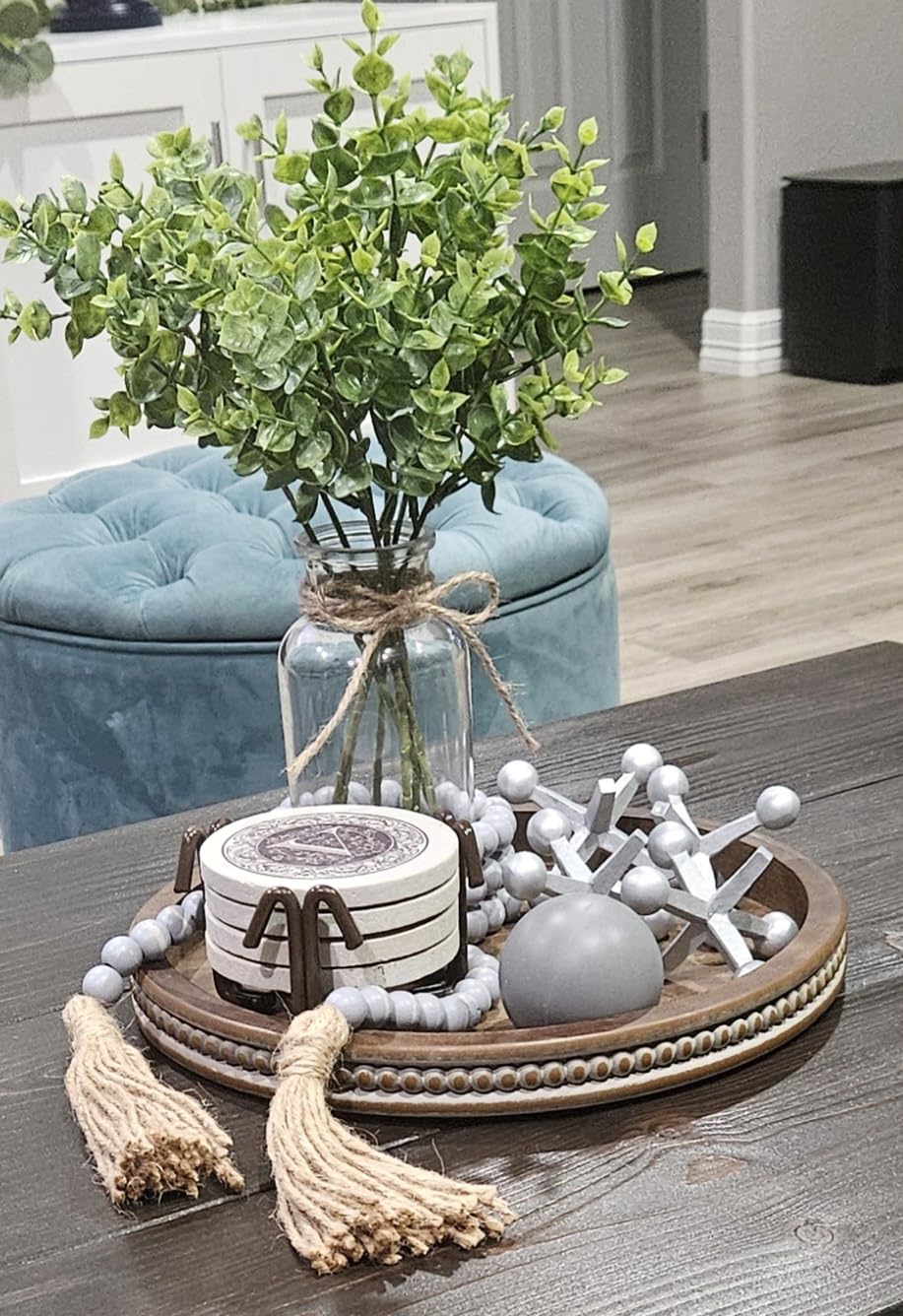 Hanobe Decorative Tray for Coffee Table: 11.8