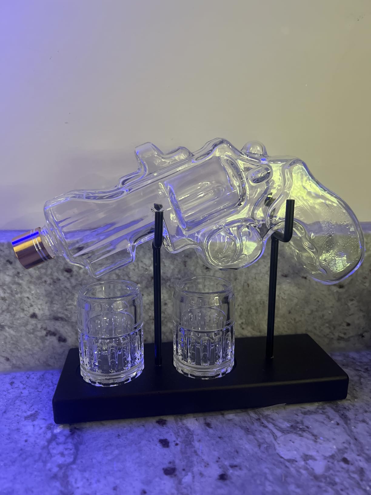 Kollea Novelty Whiskey Decanter Gift Set with 2 Grenade Glasses customer photo 1