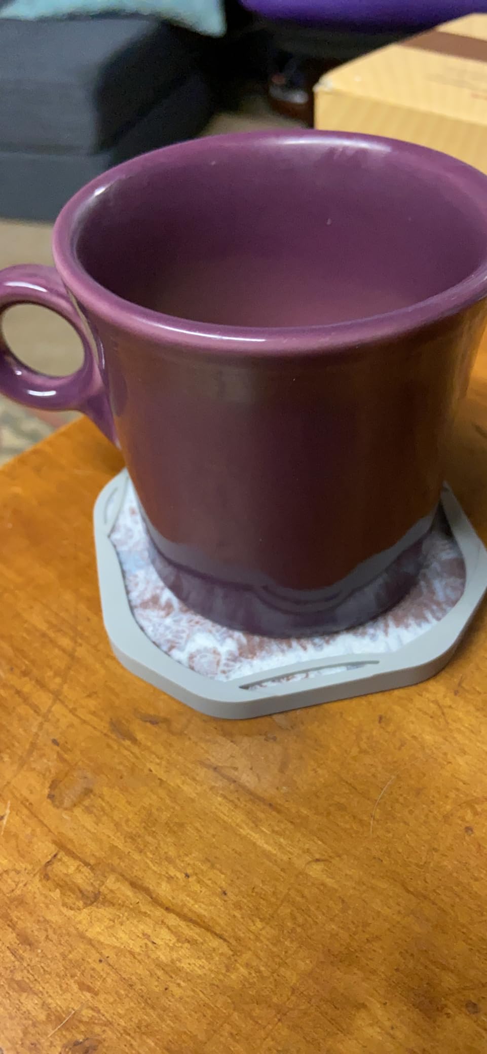 UMIRRO Absorbent Felt & Silicone Drink Cup Coasters Set of 6 with Holder customer photo 1