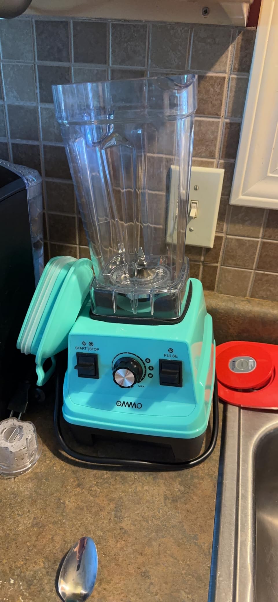 OMMO Blender 1800W, High Speed Countertop Blender with 60oz BPA-Free Jar customer photo 2