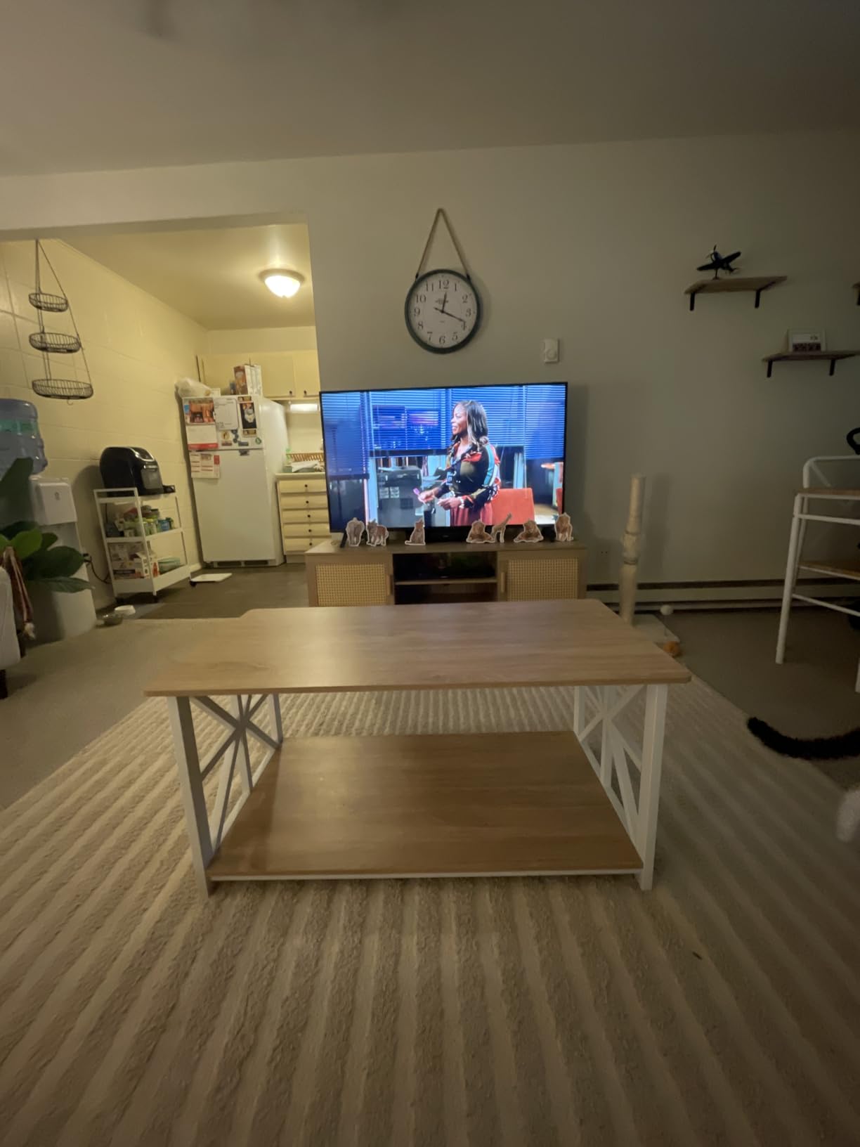 GreenForest Round Corners Coffee Table for Living Room customer photo 1