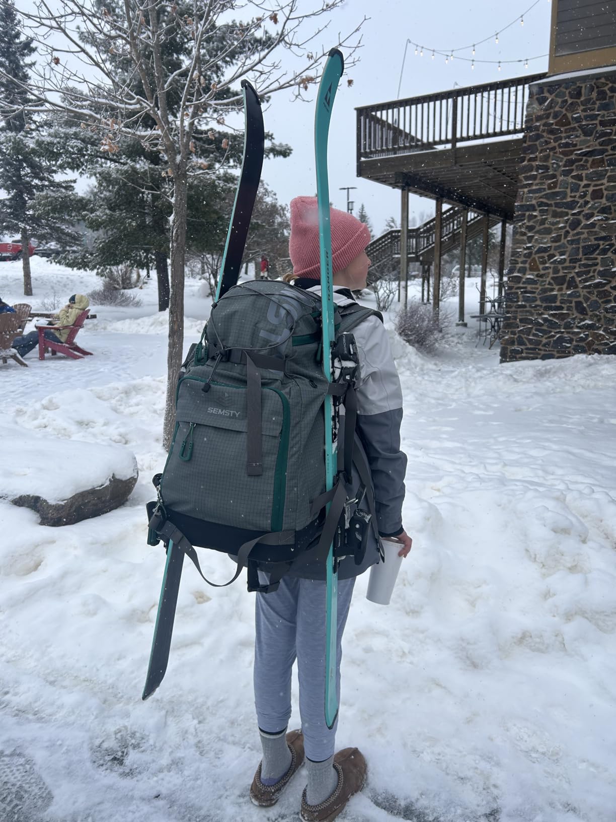 Ski Boot Bag, 55L/70L Waterproof Ski and Snowboard Boots Travel Pack customer photo 2