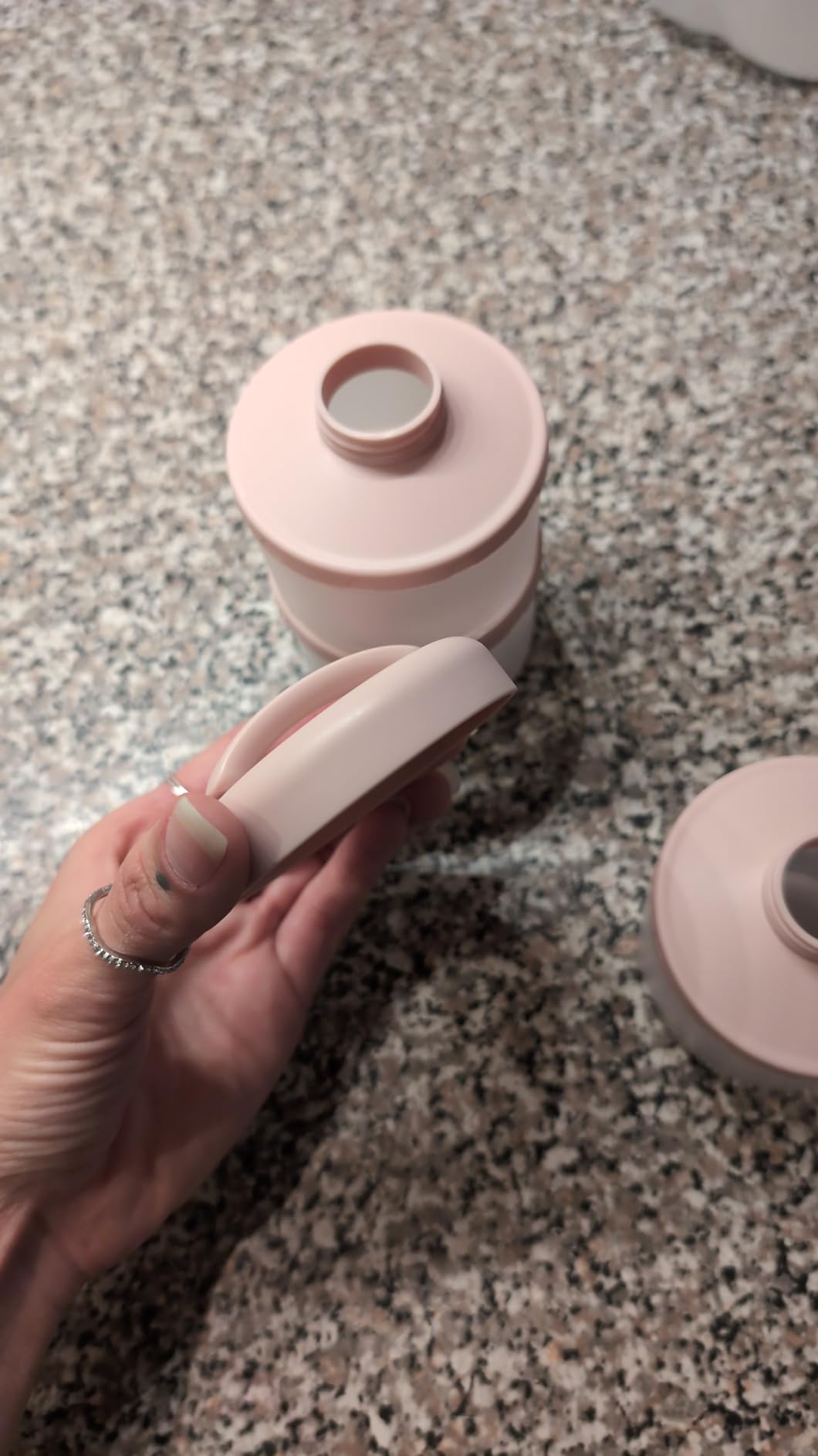 Termichy Stackable Formula Dispenser Portable: Milk Powder Container to go customer photo 1