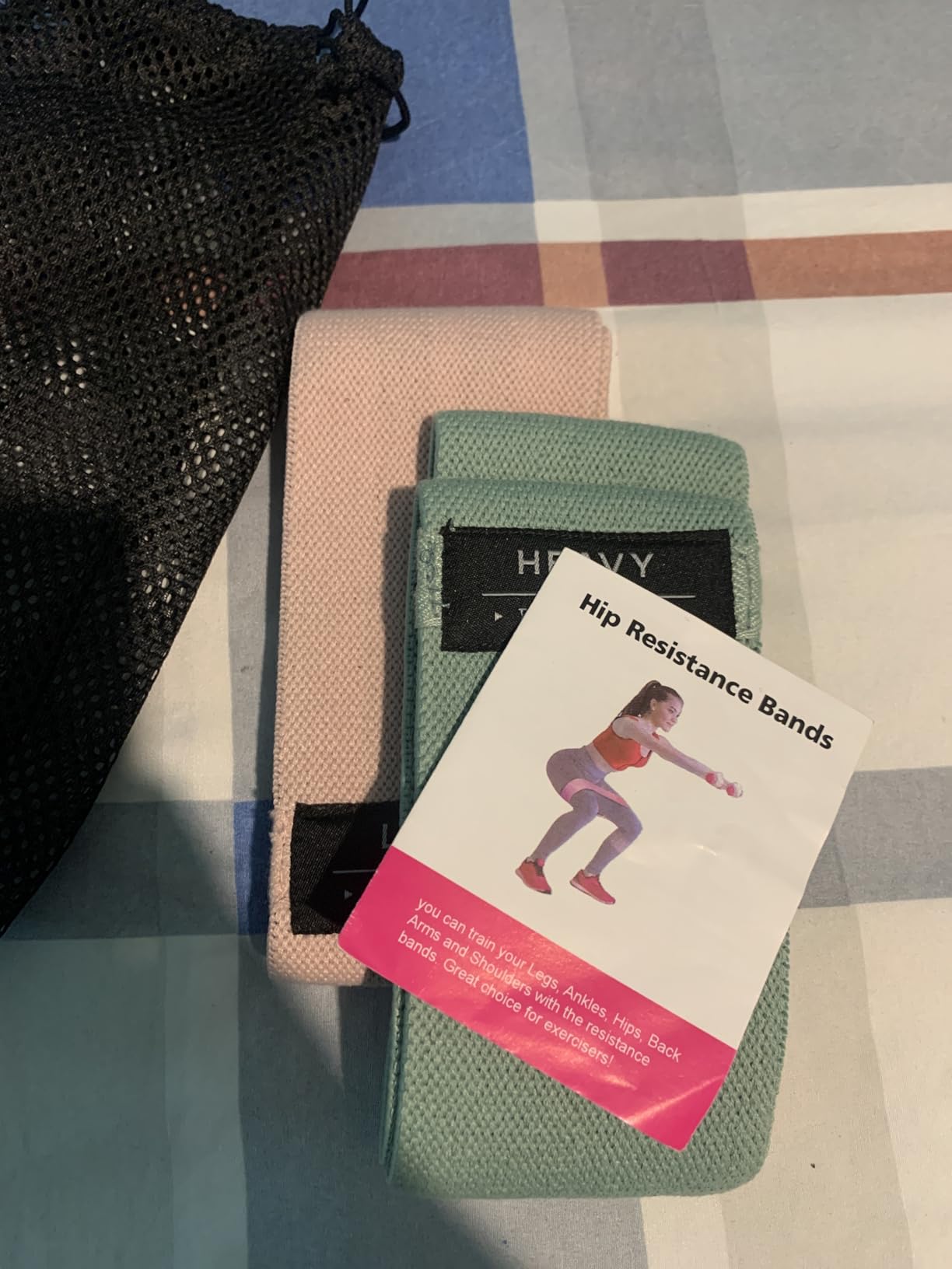 Booty Bands Set, Resistance Bands for Working Out, Exercise Bands for Women and Men Legs and Butt, Stretch Bands for Pilates, Yoga Starter Set customer photo 1