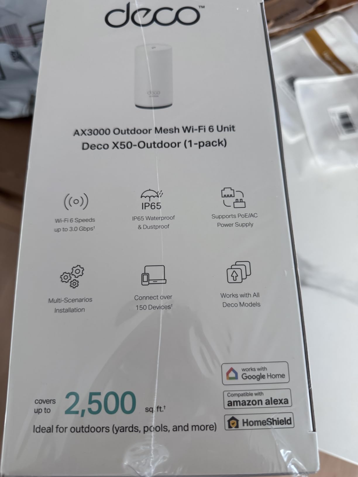 TP-Link Deco Outdoor WiFi (X50-Outdoor) AX3000 Dual Band WiFi 6 customer photo 2