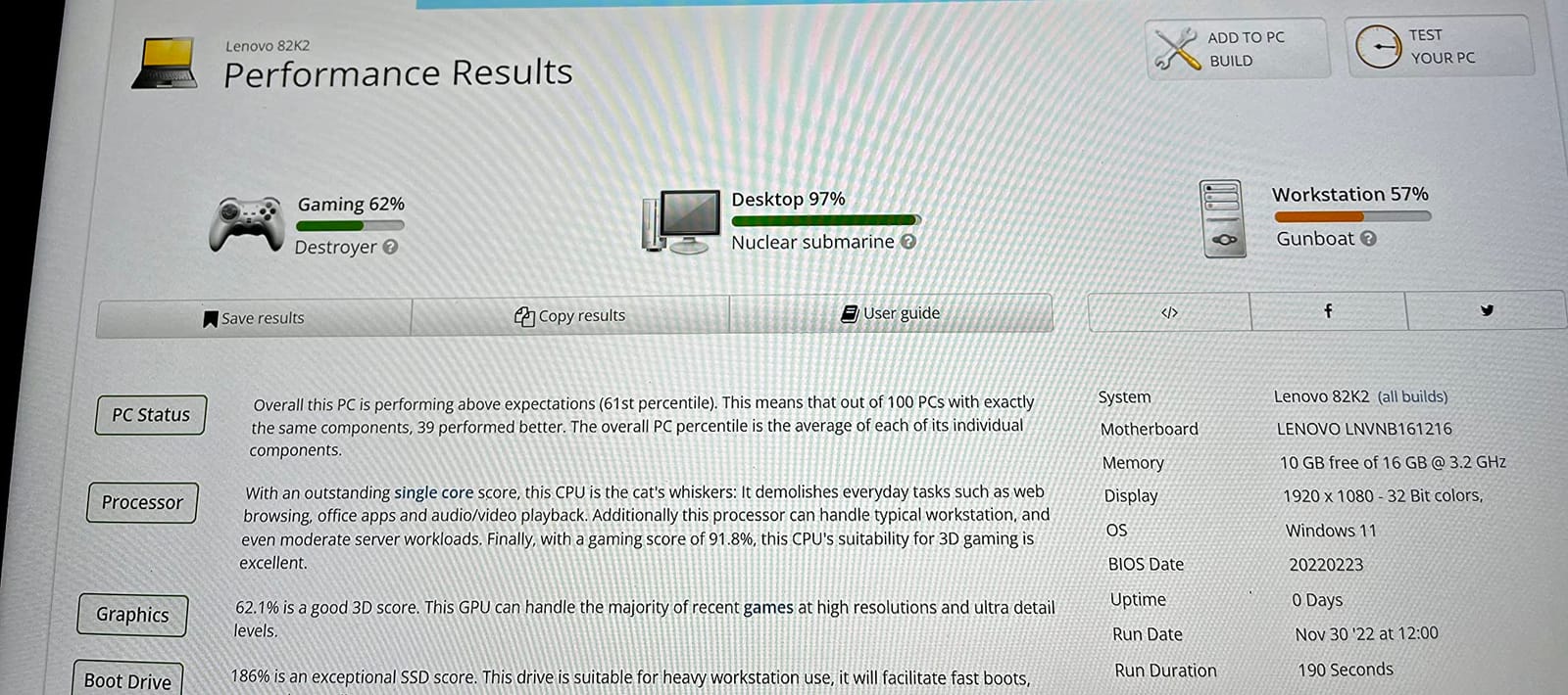 Lenovo IdeaPad Gaming 3 Laptop: Ryzen 5 5600H, RTX 3050 Ti, 256GB SSD, 8GB RAM, 15.6'' Full HD 120Hz Display, Windows 11 Black customer photo 1