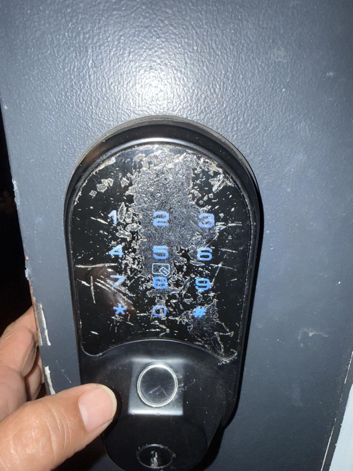 Veise RZ07 Fingerprint Smart Door Lock Deadbolt, App Control, Satin Nickel customer photo 2