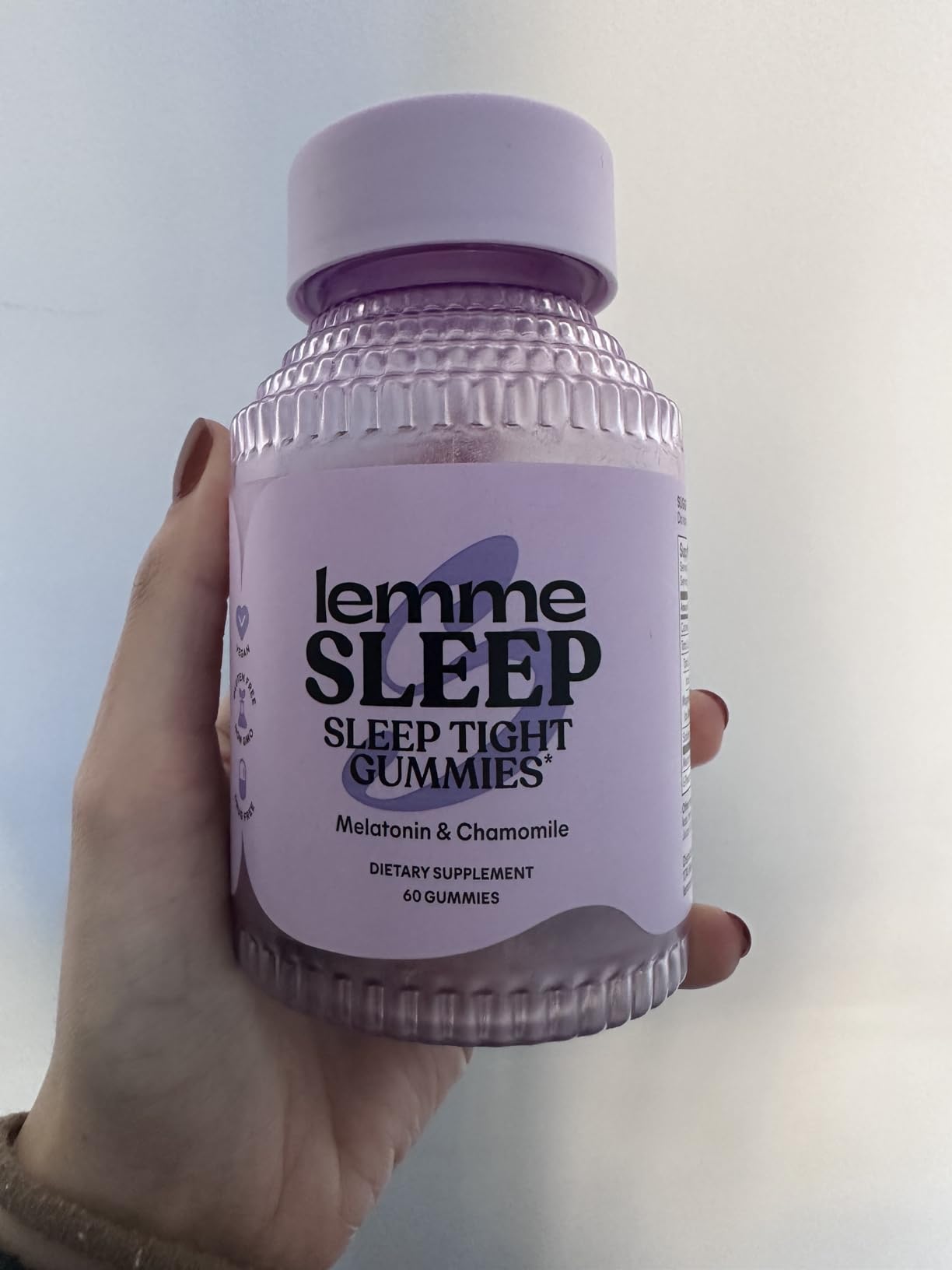 Lemme Sleep Gummies with 5mg Melatonin & Chamomile Extract, 30-Day Supply customer photo 1