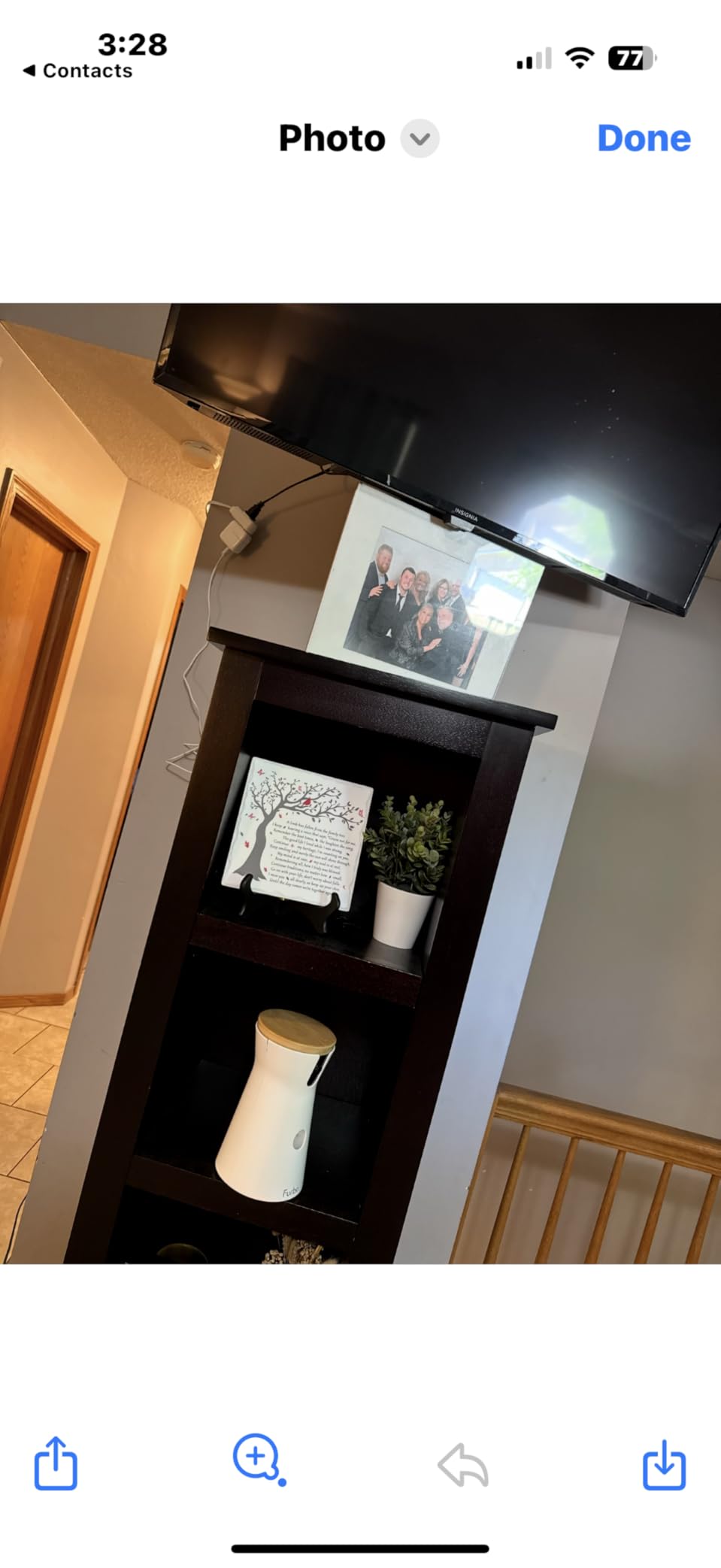 A Limb Has Fallen from The Family Tree Sympathy Plaque with Wooden Stand In loving memory of loved Wall Decor Table Decor Bereavement Condolences Gifts customer photo 1