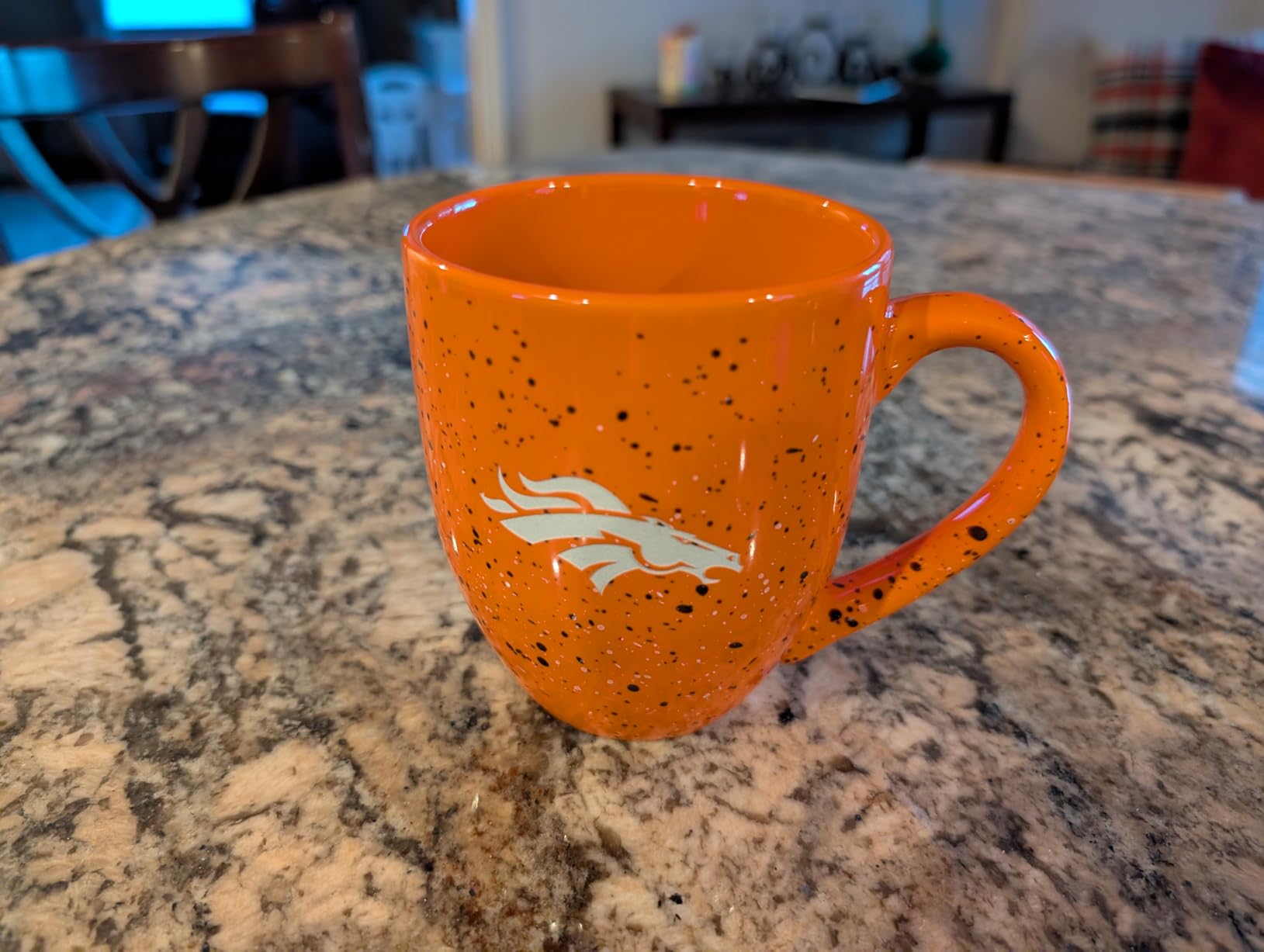 Rico Industries NFL Football 16 oz Team Color Laser Engraved Speckled Ceramic Coffee Mug customer photo 1