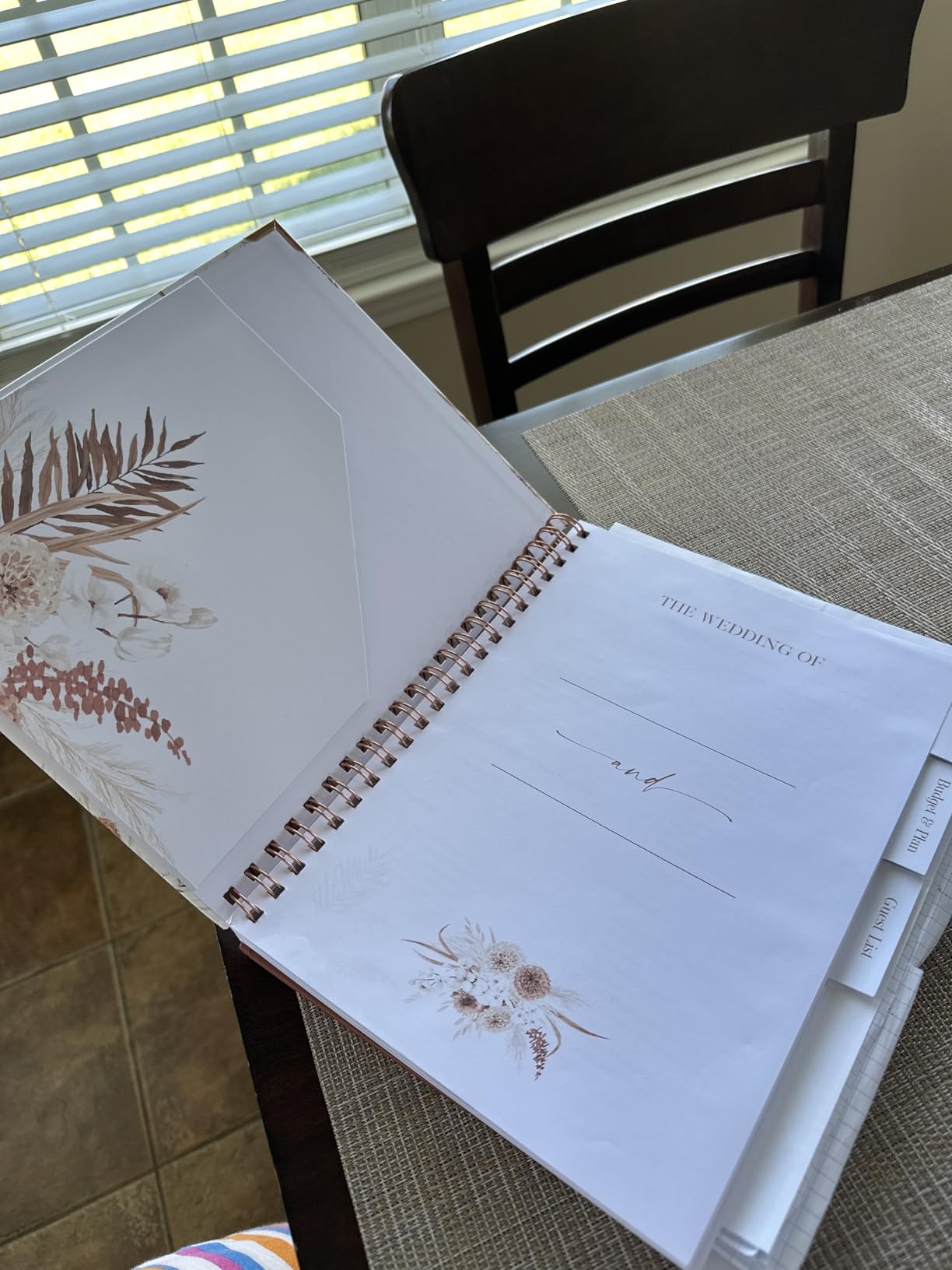 Beautiful Boho Wedding Planner Book and Organizer - Unique Engagement Gift customer photo 1