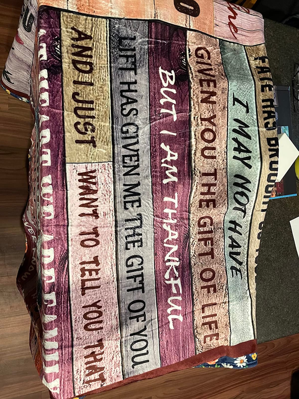Bonus Daughter Gifts Blanket, Step Daughter Birthday Gifts from Stepmom Stepdad, Mothers Day for Stepdaughter Throw Blankets 50