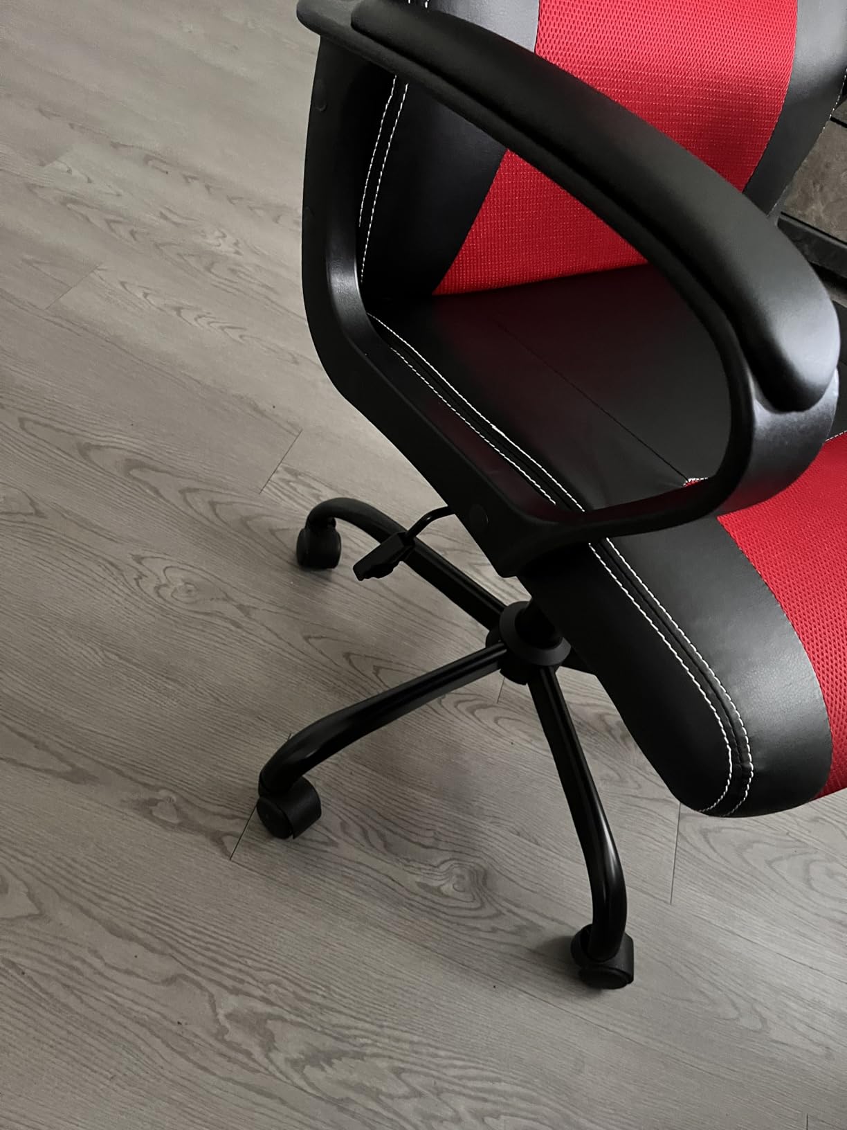 Gaming Chair PC Computer Chair Office Chair for Adult Teen Kids, Ergonomic PU Leather Gamer Chair with Lumbar Support High Back Adjustable Rolling Swivel Desk Chair, Blue customer photo 2