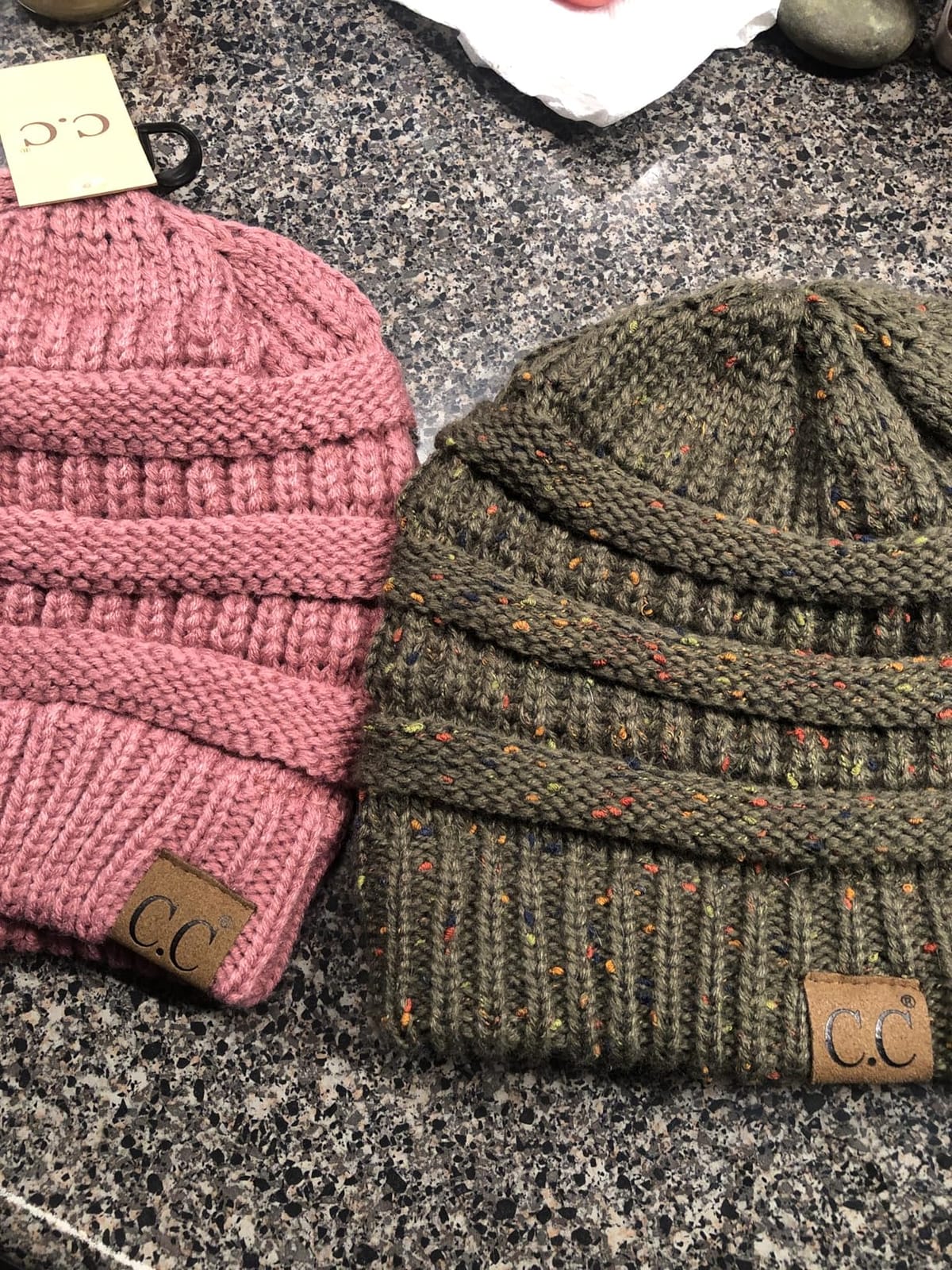 C.C Trendy Warm Chunky Soft Stretch Cable Knit Beanie customer photo 1