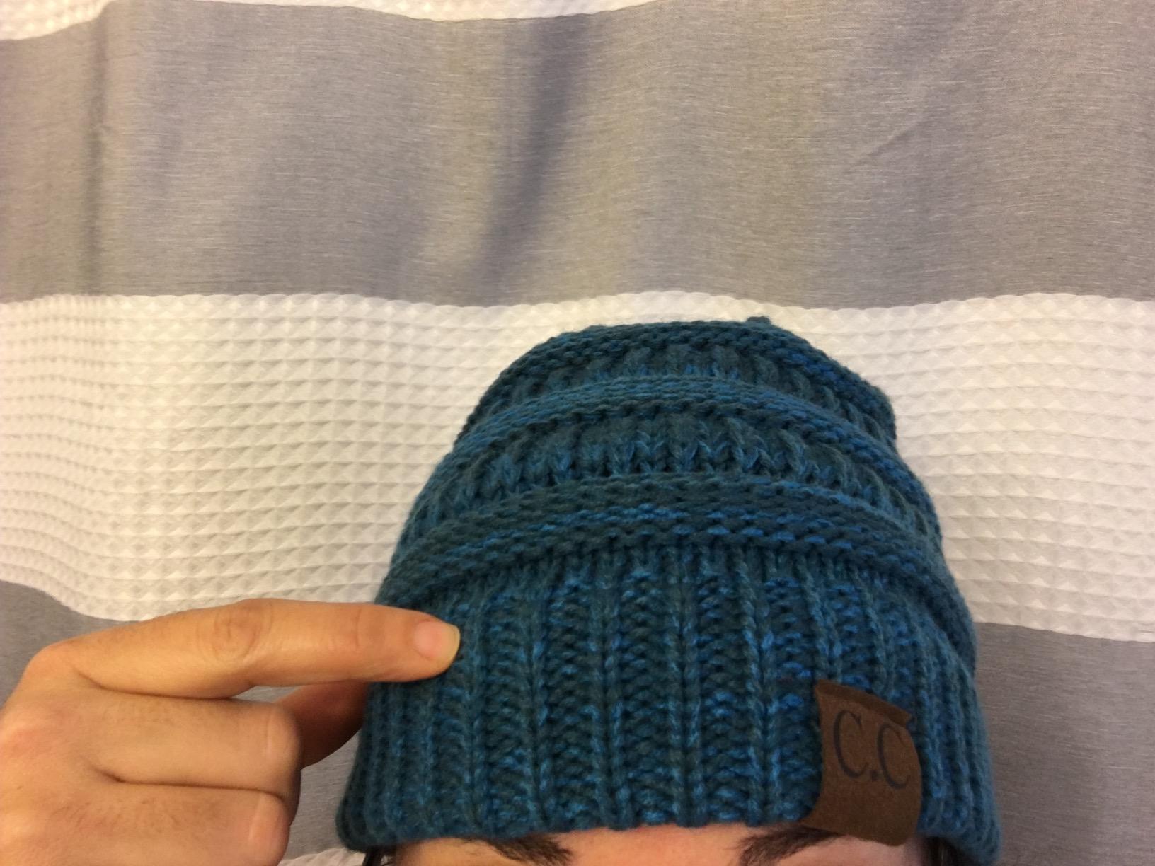 C.C Trendy Warm Chunky Soft Stretch Cable Knit Beanie customer photo 2