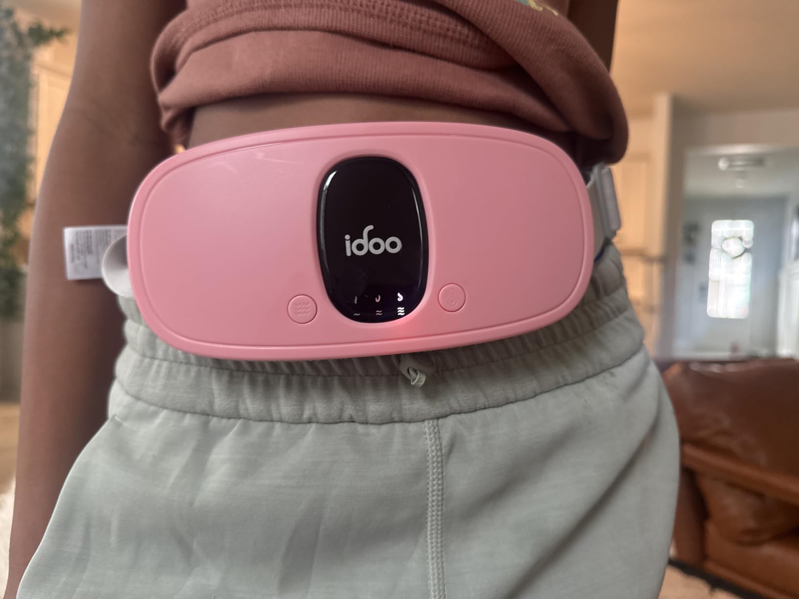iDOO Cordless Heating Pad for Menstrual Cramps, Lightweight & Portable customer photo 1