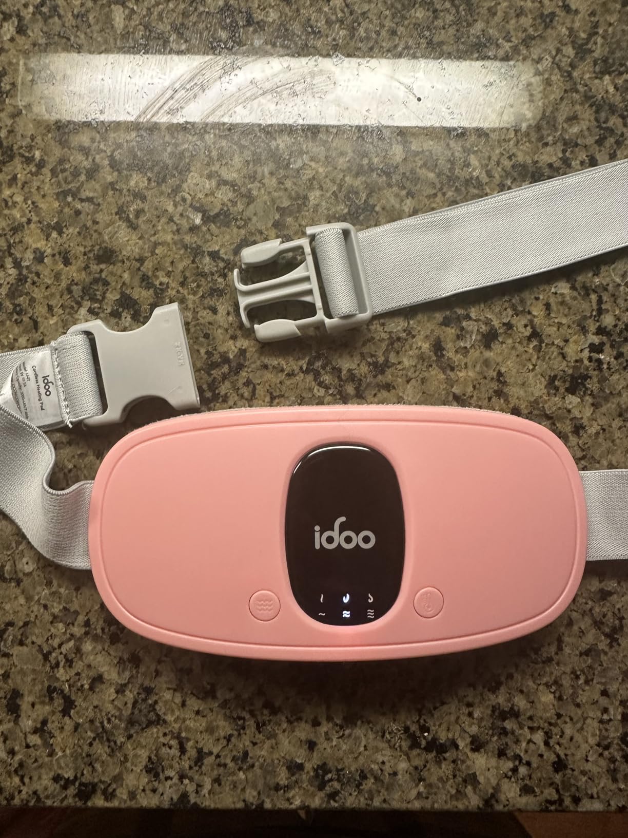 iDOO Cordless Heating Pad for Menstrual Cramps, Lightweight & Portable customer photo 2