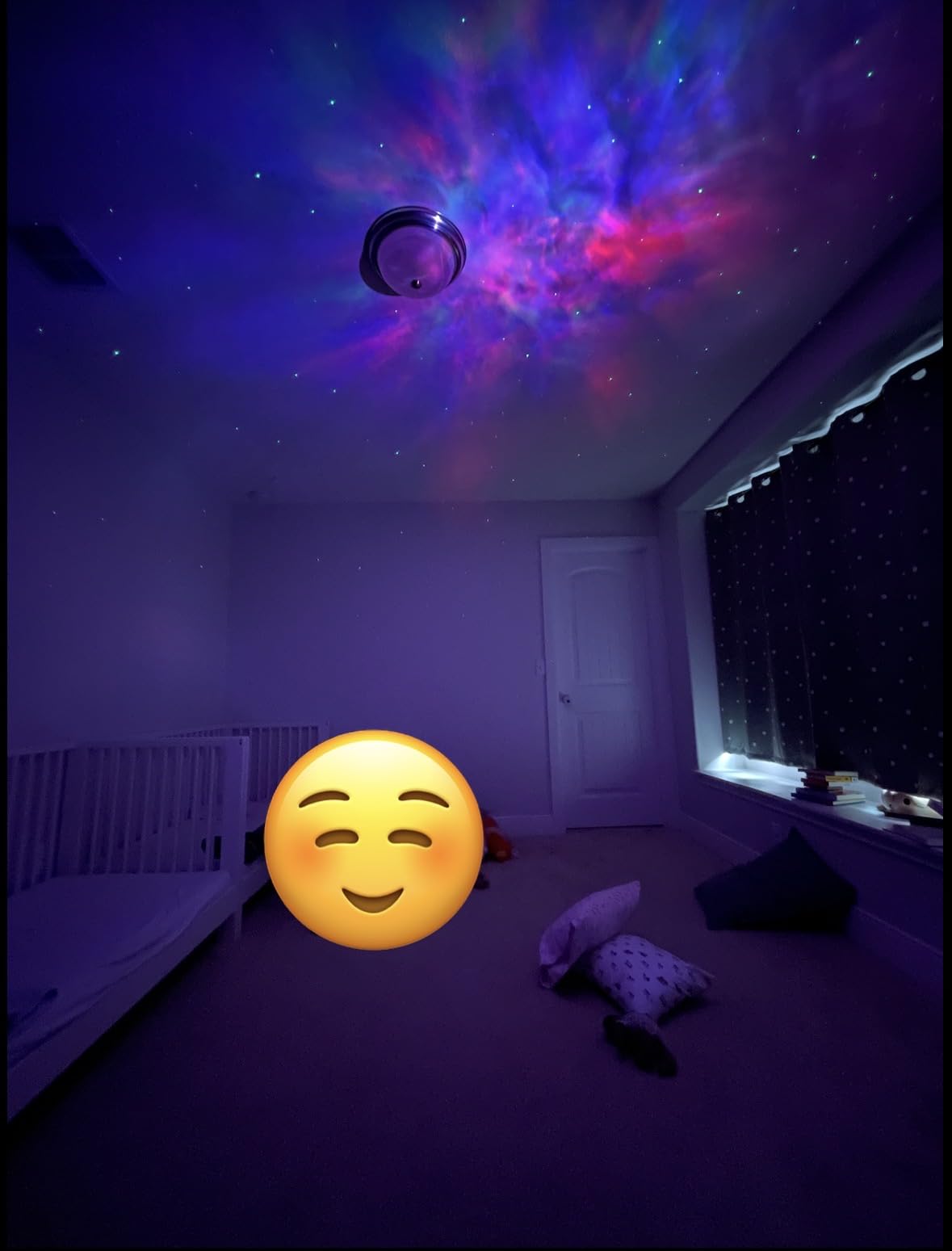 Galaxy Projector for Gaming Room Decor - Black Astronaut Star Projector, Cool Stuff for Men's Bedroom Accessories, LED Nebula Light with Remote, for Teen Boys & Gamers customer photo 2