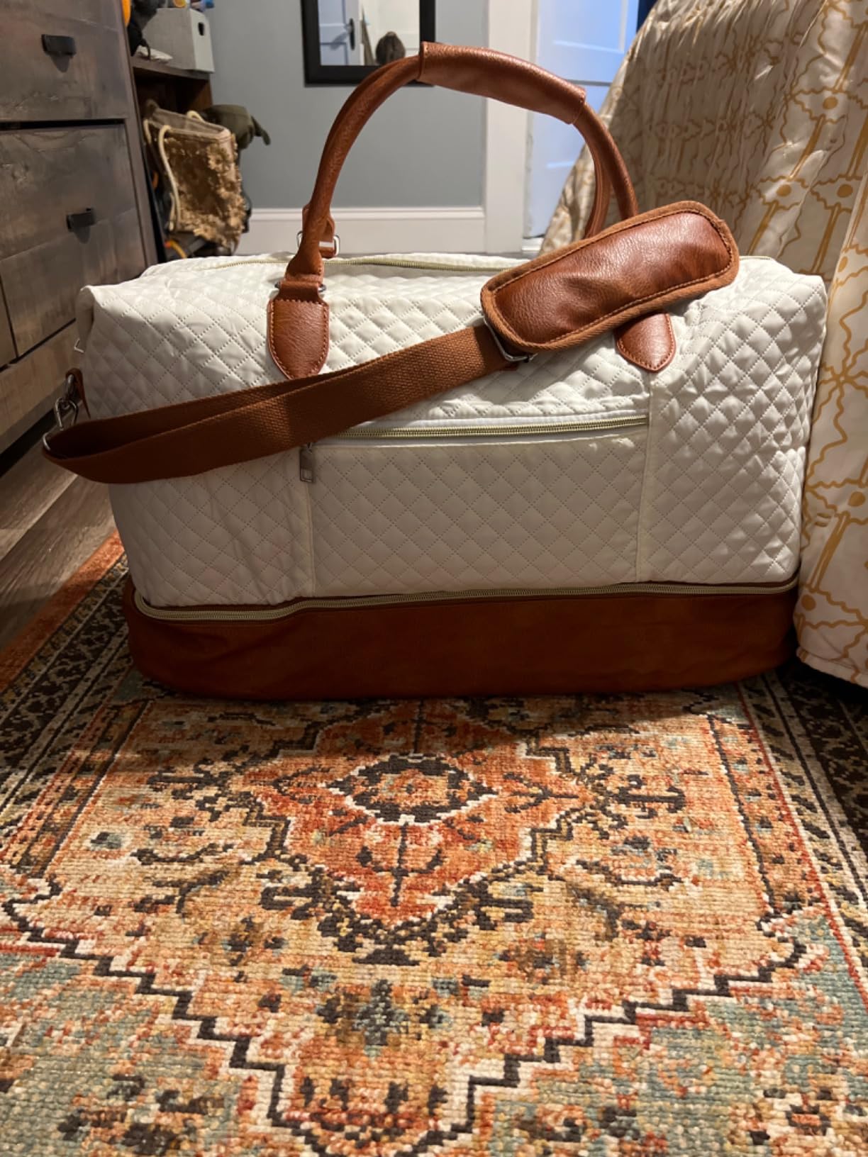 ITIEZY Weekender Bag for Women 21.5