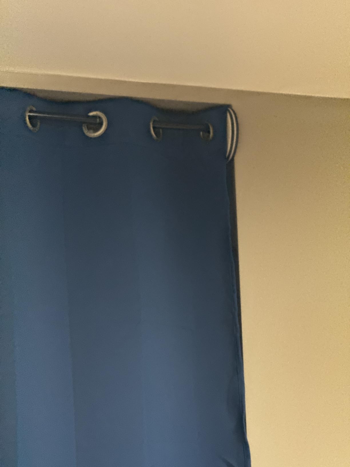 Tension Curtain Rod Black Tension Rod 28 To 48 Inch Spring Curtain Rods customer photo 2