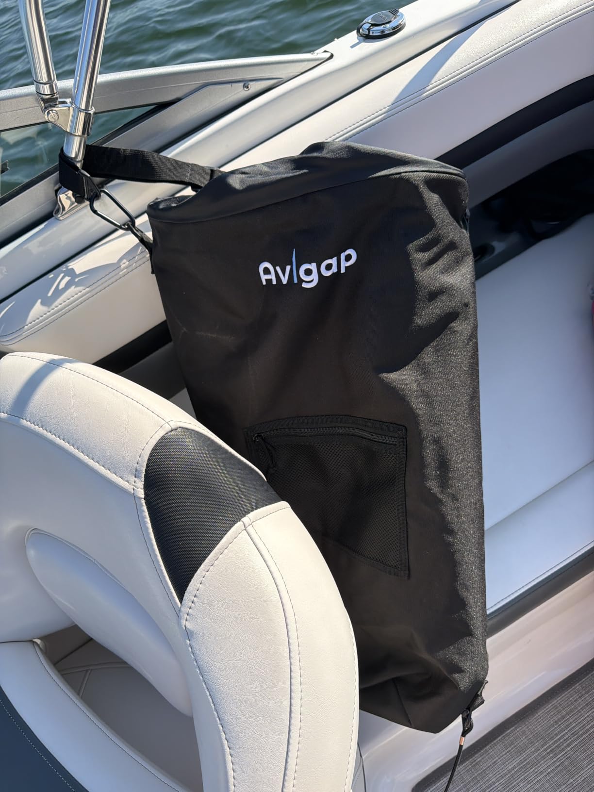 Avigap Boat Trash Can, 100% Odor & Leak-Free, Fits 10–13 Gal Bags, Reusable customer photo 2