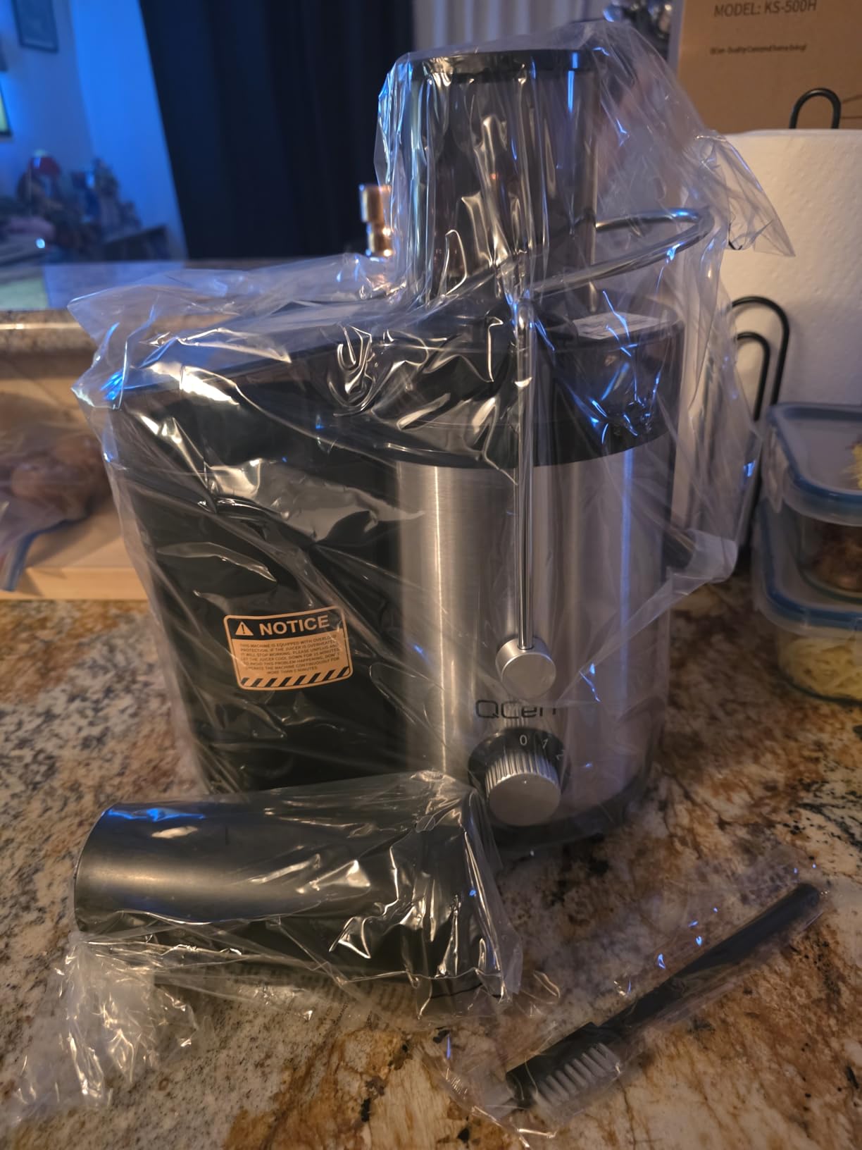 Juicer Machine 800W Centrifugal Juicer with Wide Mouth Feed Chute customer photo 2