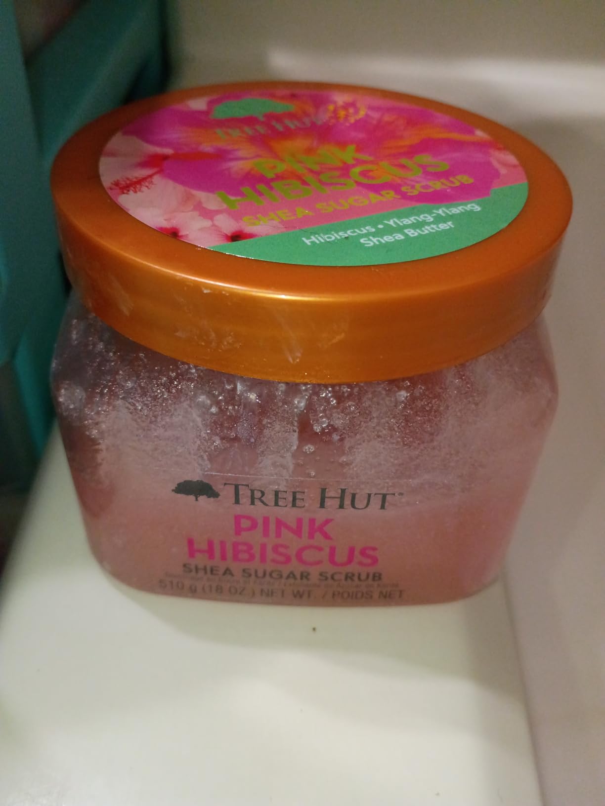 Tree Hut Pink Hibiscus Body Scrub, Exfoliating Sugar Scrub, Vegan, 18 Oz customer photo 1