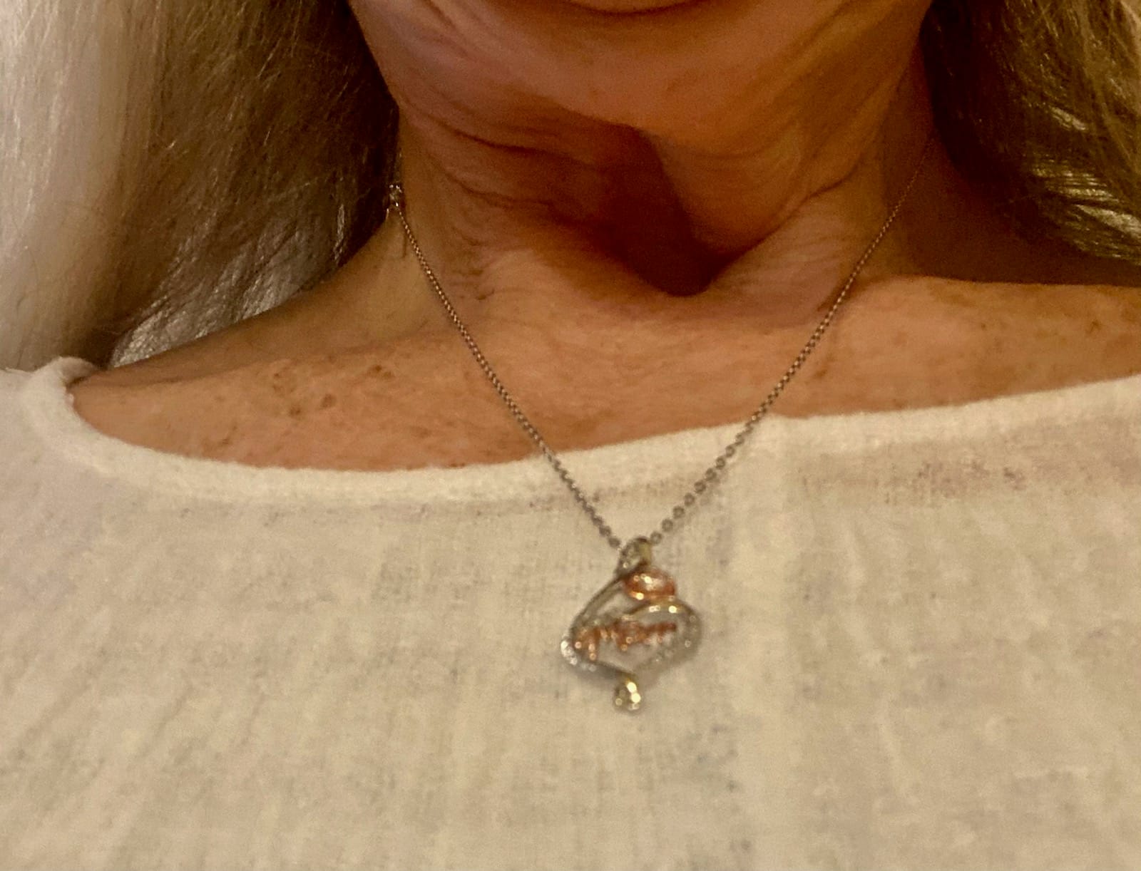 BFF&UNICORN Gifts for Women, Sterling Silver Mom Nana Grandma Necklace for Women, Birthday Mothers Day Jewelry Gifts for Mom Grandma Wife from Daughter Son customer photo 1