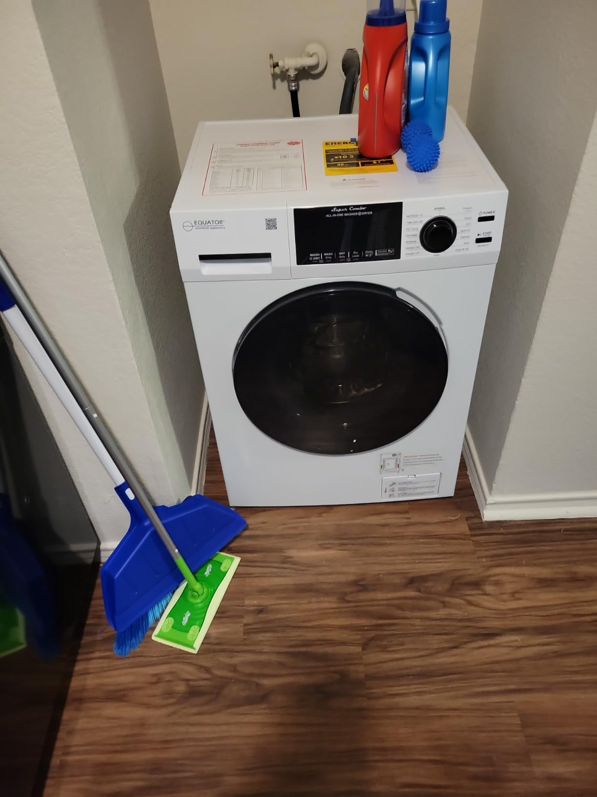 Equator All-in-One Compact Washer Dryer Combo, 1.62 Cu.Ft, White customer photo 2