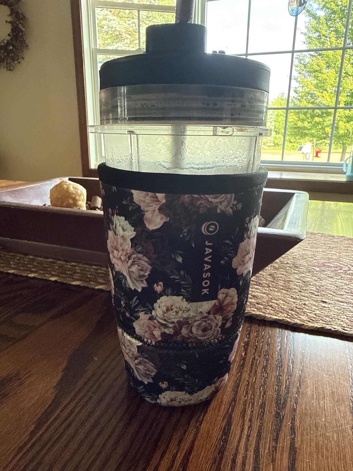 Sok It JavaSok Iced Coffee & Cold Soda Insulated Neoprene Cup Sleeve (Like Fine China, Medium: 22-28oz) customer photo 2