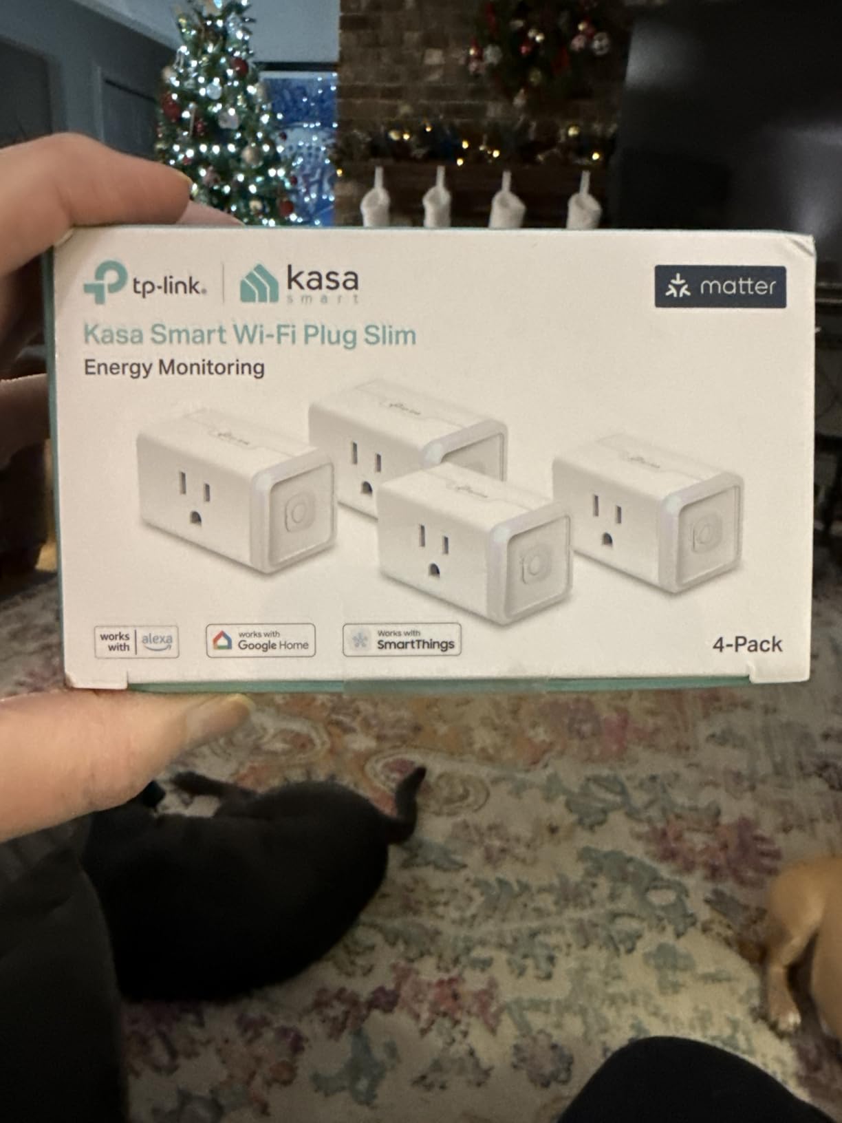Kasa Matter Smart Plug with Energy Monitoring, KP125MP4, 15A/1800W Max customer photo 1