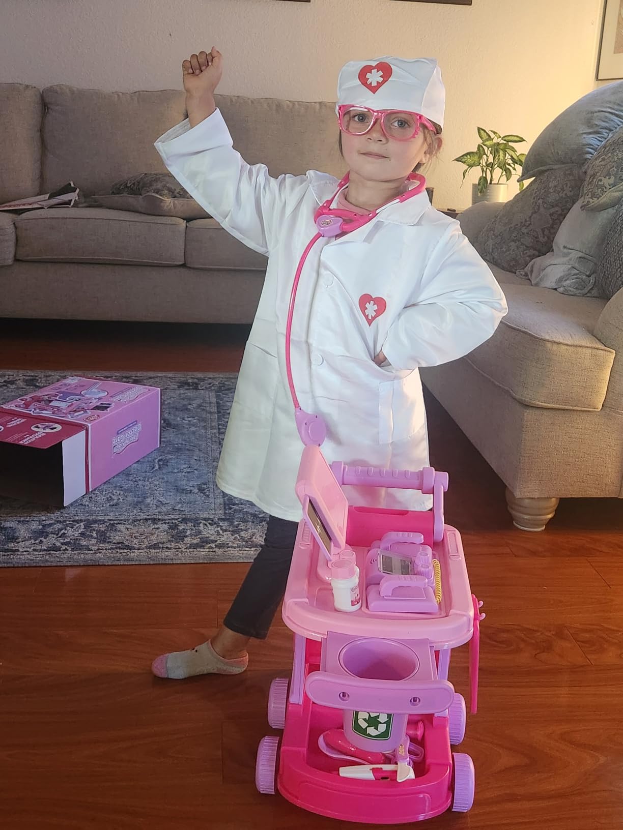 Liberry Toddlers Doctor Kit Toy for Girls Boys Ages 2 3 4 5, Blue customer photo 1
