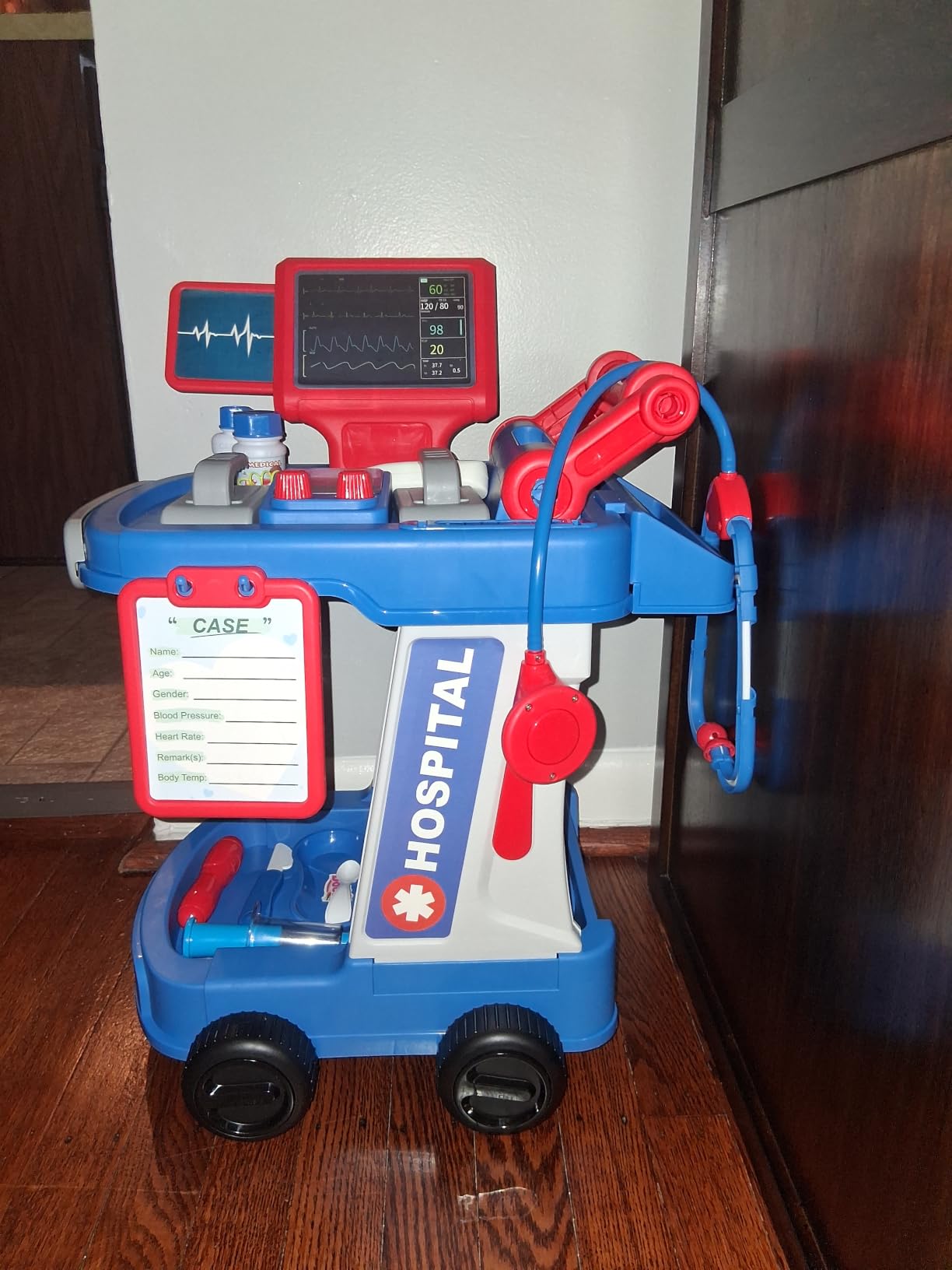 Liberry Toddlers Doctor Kit Toy for Girls Boys Ages 2 3 4 5, Blue customer photo 2