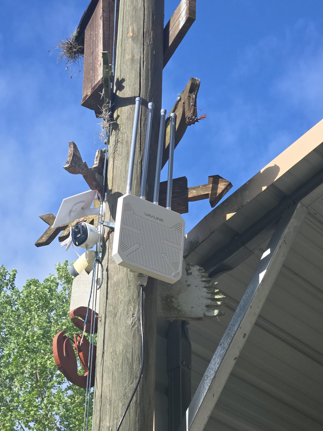 WAVLINK AX1800 Outdoor WiFi 6 Extender, Long-Range, IP67 Weatherproof | Compatible with Starlink, Outdoor Access Point with Engineered Antennas, PoE Power Supply, Ideal for Yard, Farm, RV & Garage. customer photo 2