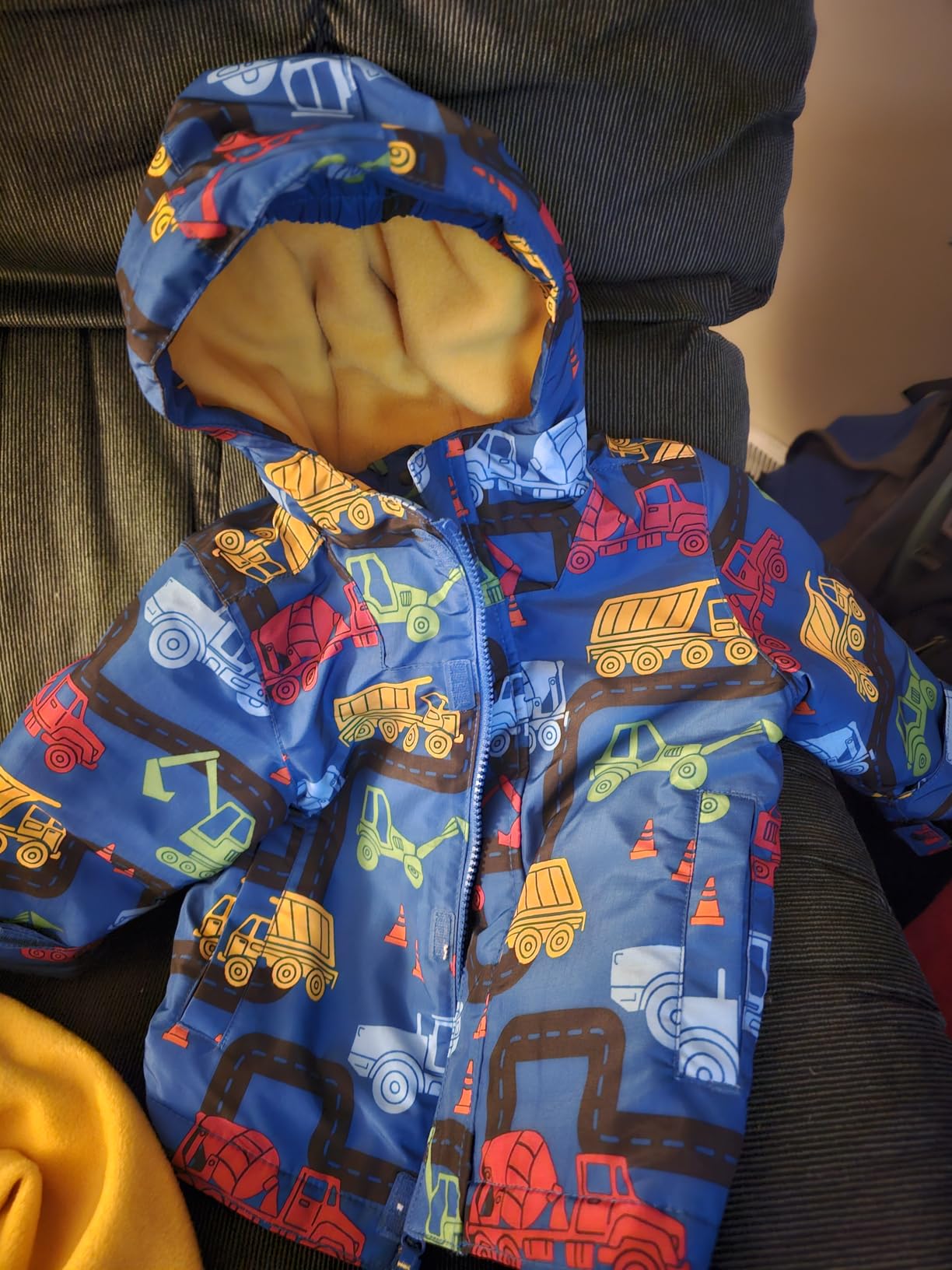 The Children's Place baby-boys And Toddler Heavy 3 in 1 Winter Jacket, Wind-resistant Water-resistant Shell, Fleece Inner customer photo 2