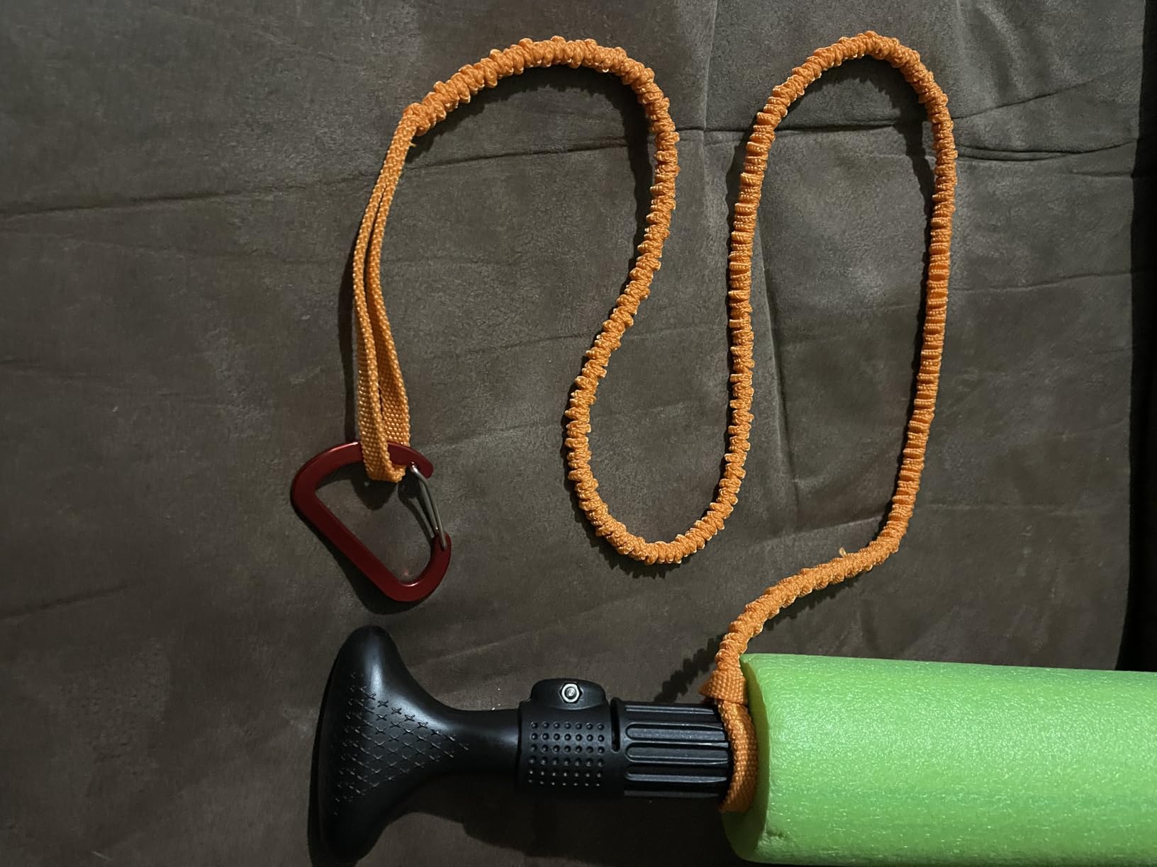 OCEANBROAD Stretchable Kayak Paddle Leash 4-7ft, Kayak Accessories for Fishing Paddle Board customer photo 1