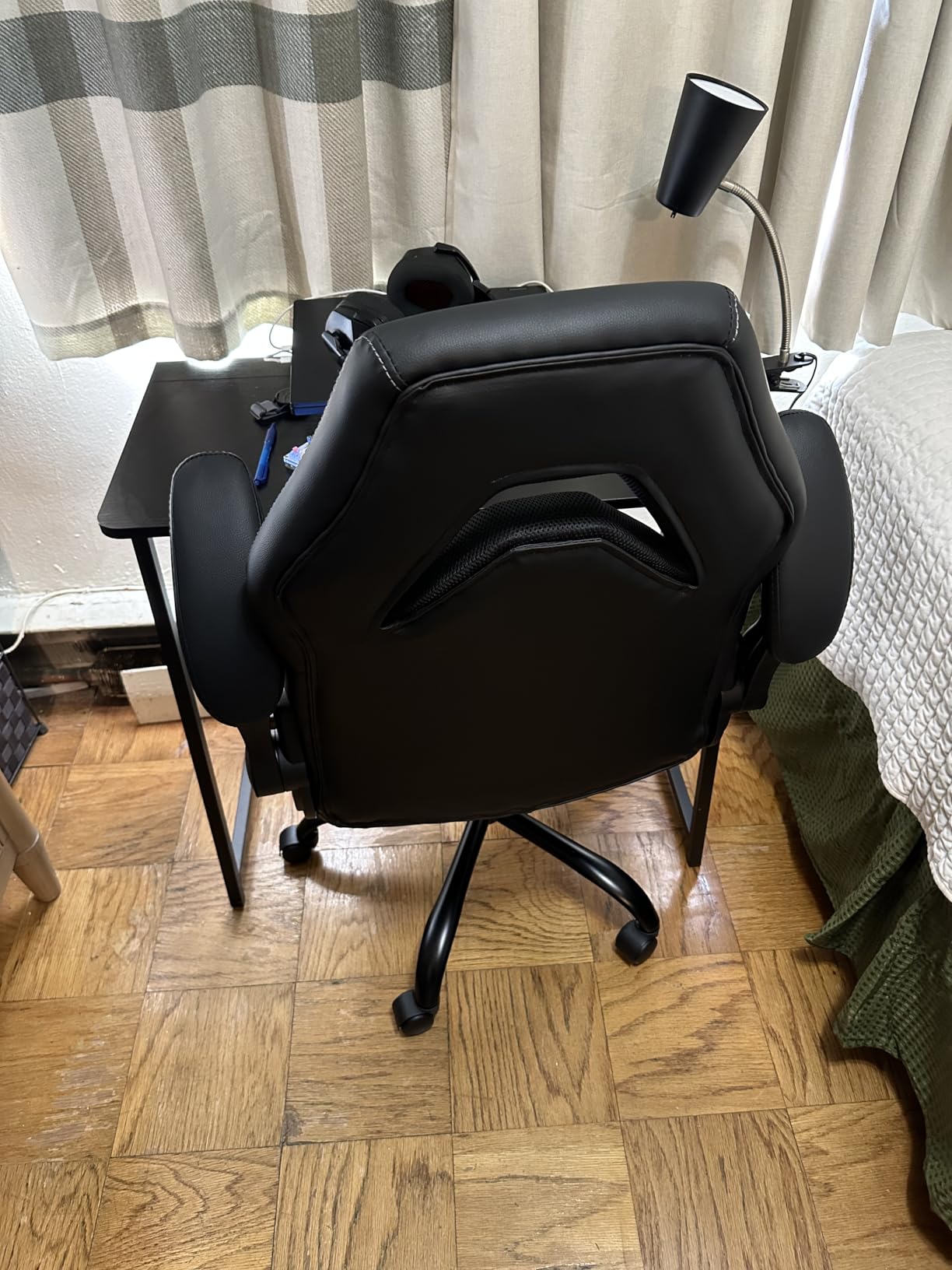 Sweetcrispy Gaming Chair, Lumbar Support Home Office Computer Chair customer photo 1