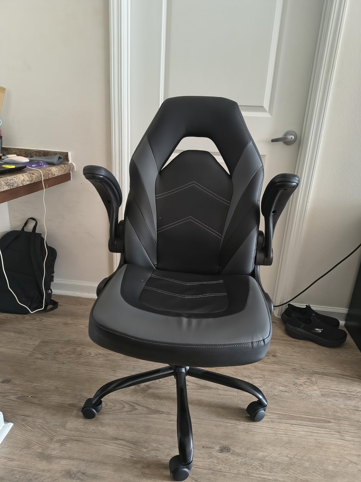 Sweetcrispy Gaming Chair, Lumbar Support Home Office Computer Chair customer photo 2