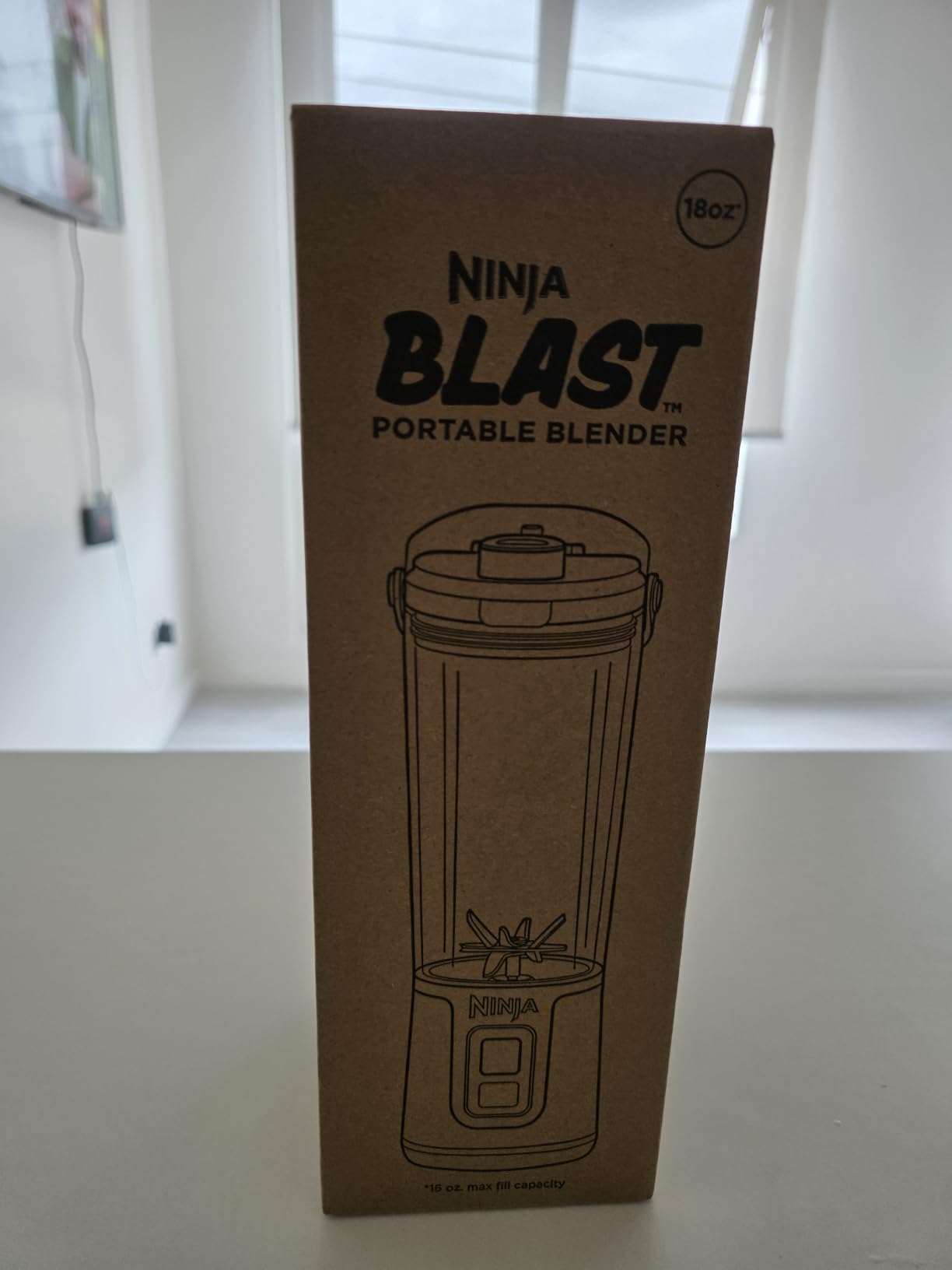 Ninja BC151NV Blast Portable Blender, Cordless, 18oz. Vessel, Personal Blender-for Shakes & Smoothies, BPA Free, Leakproof-Lid & Sip Spout, USB-C Rechargeable, Dishwasher Safe Parts, Denim Blue customer photo 1