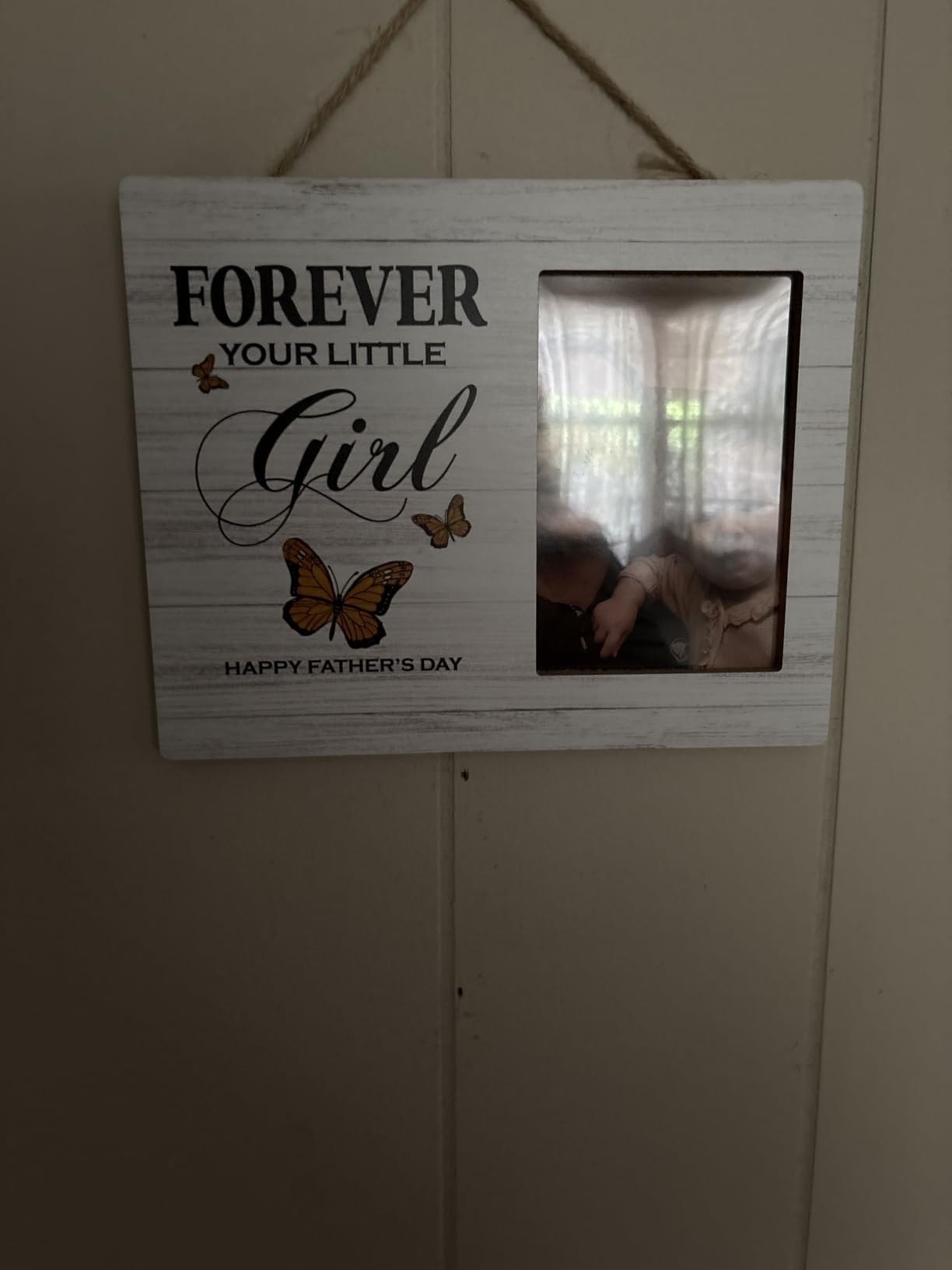 HiLus Dad Photo Frame - Grandpa Gift for New Grandpas, Wooden Picture Frame for Father's Day customer photo 2