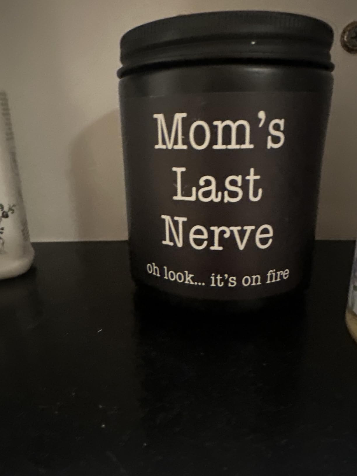 Homsolver Dad Gifts from Daughter Son, Gift for Dad Who Wants Nothing, Birthday Fathers Day Christmas for Stepdad Adoptive Father, Dad's Last Nerve Sandalwood Scented Candle customer photo 1