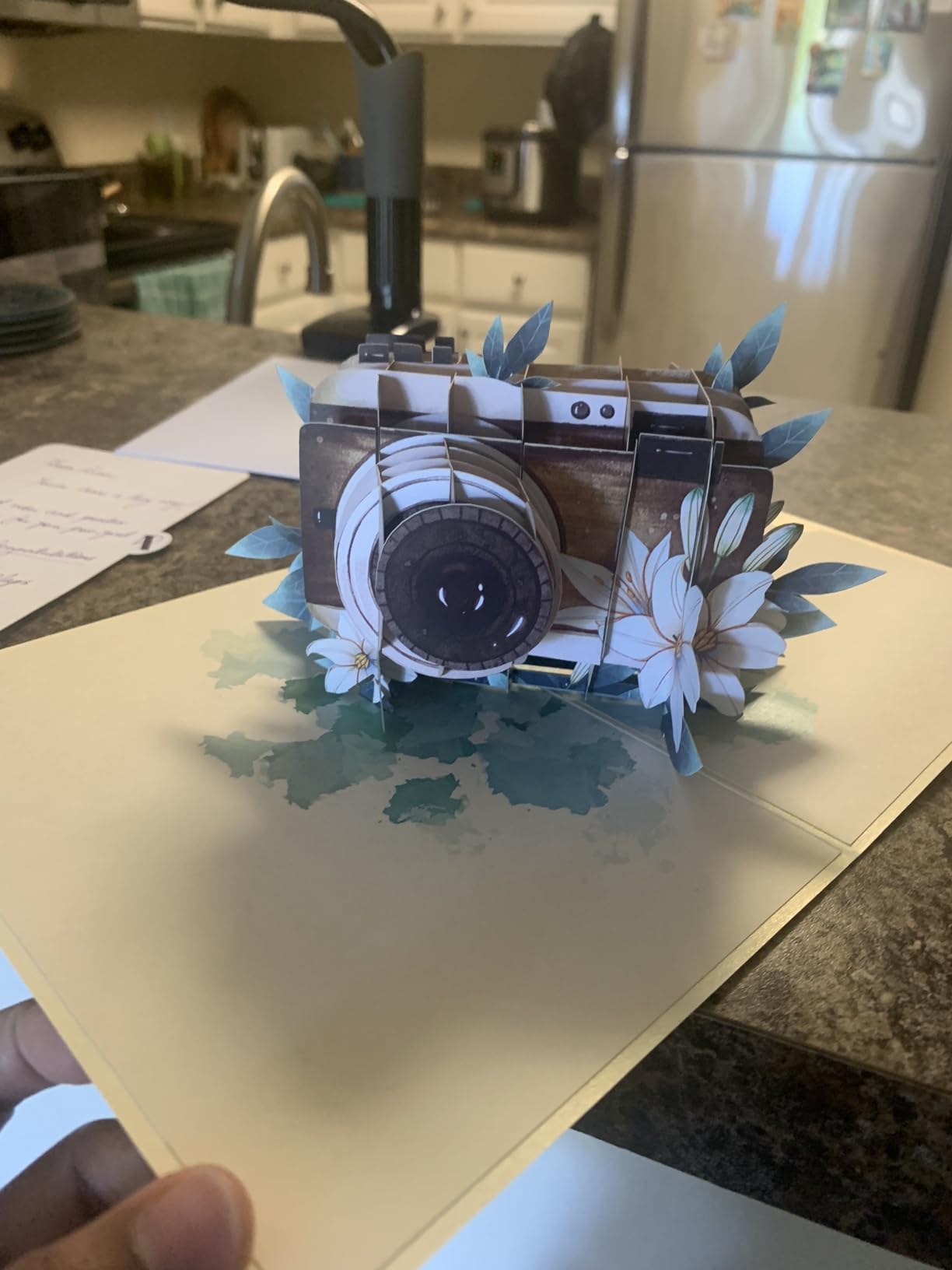 Rykamia Vintage Camera Pop Up Card - Blank & Photography Birthday & Thank You Card for Photographers - Camera Gift customer photo 1