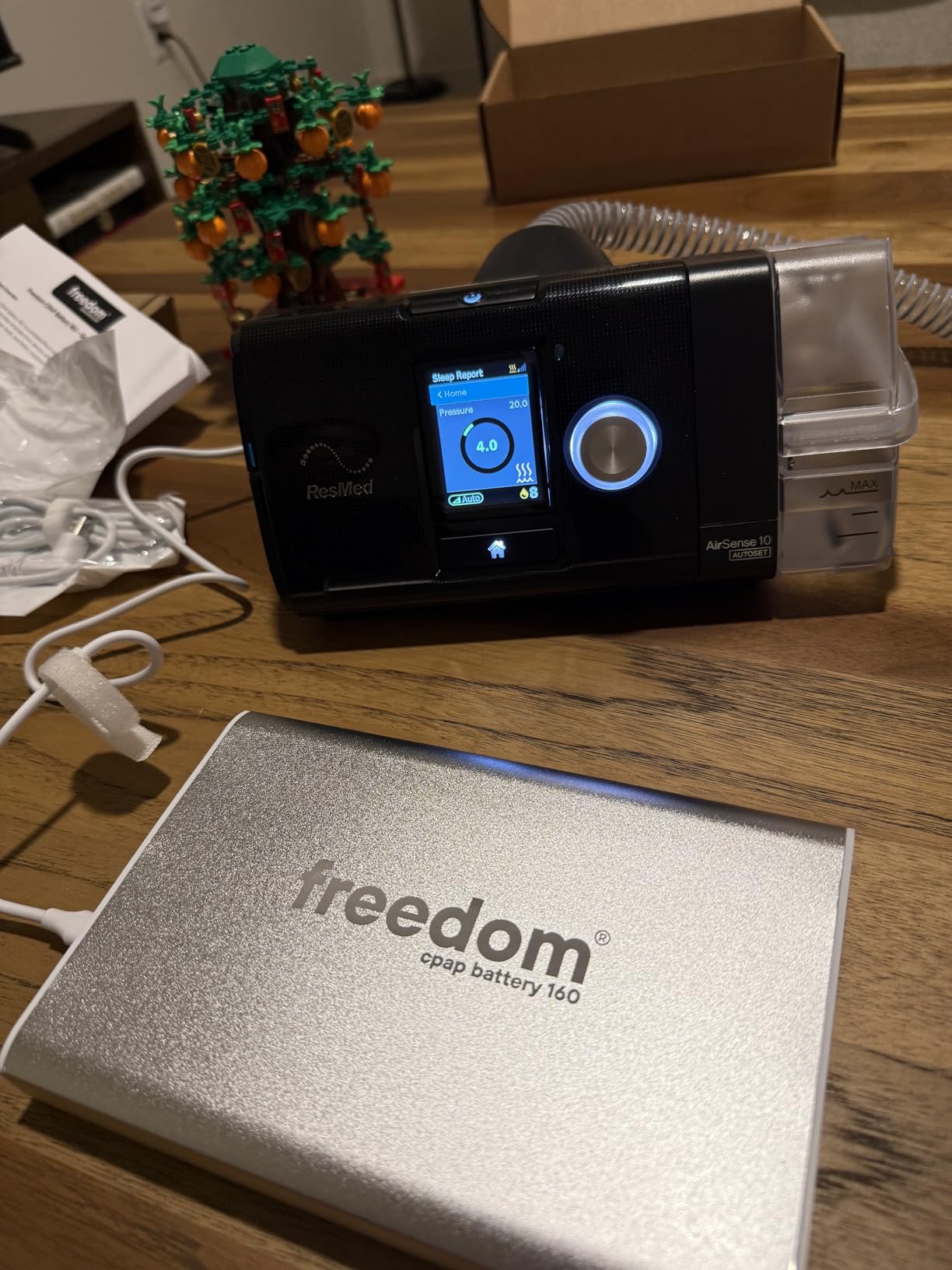 Freedom CPAP Battery 160Wh - Up to 24 Hours with AirSense 11 customer photo 2