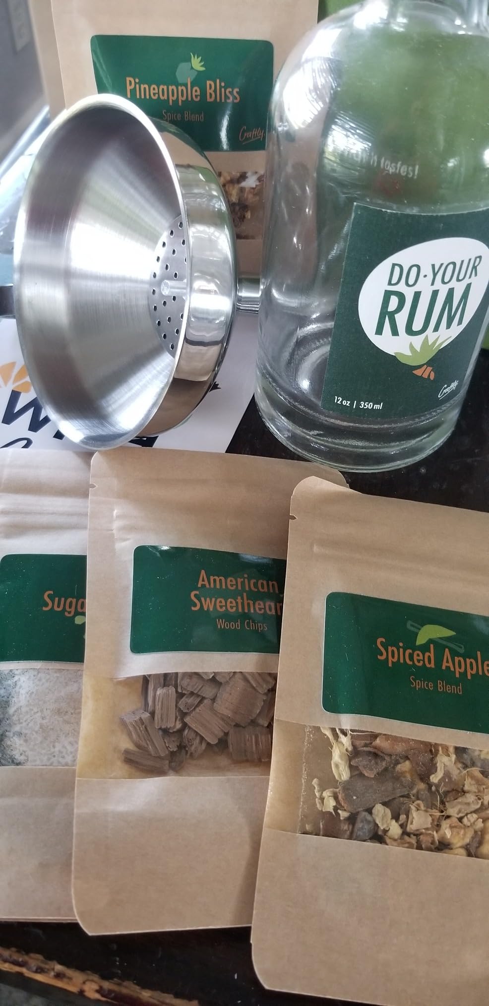 Gin Infusion Kit by Craftly | Natural Botanicals for Homemade Cocktails | Cocktail Making Kit | Birthday Gifts for Him & Her | Gifts for Men & Women | Includes Spices & Bottle customer photo 2