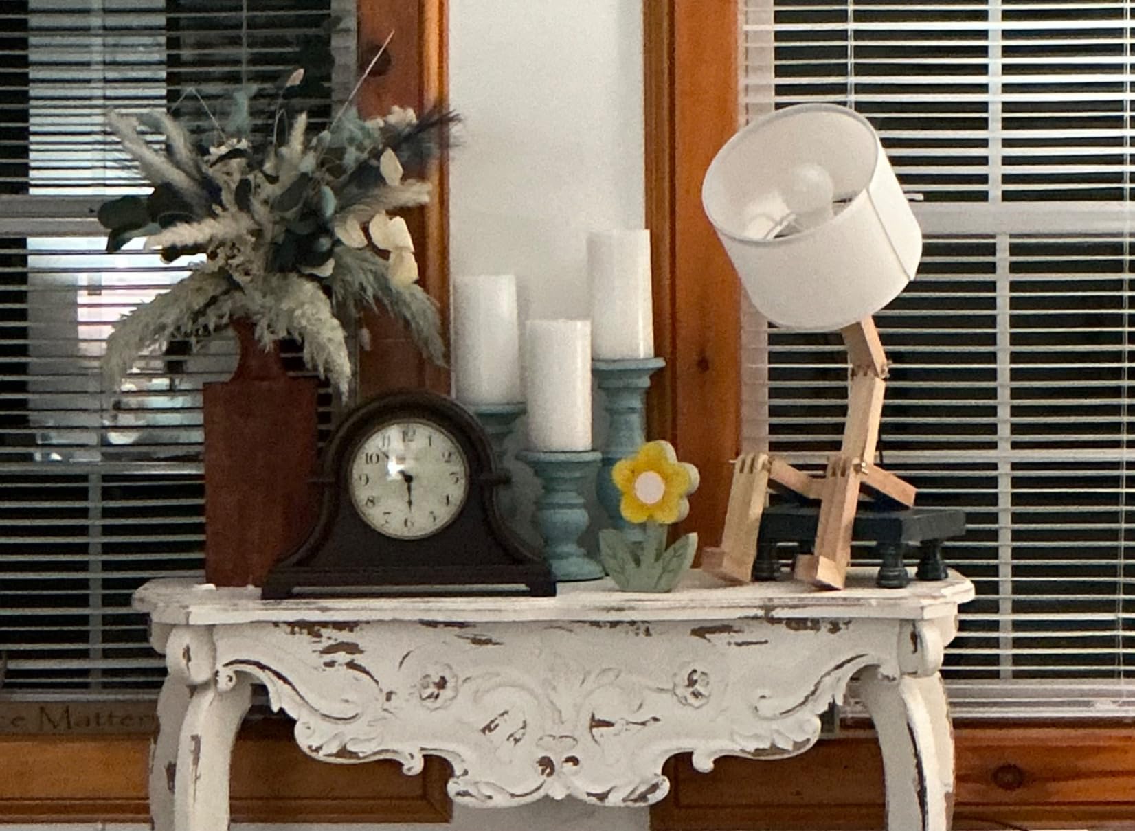 Presentime Mantel Clock Vintage Farmhouse Series customer photo 2
