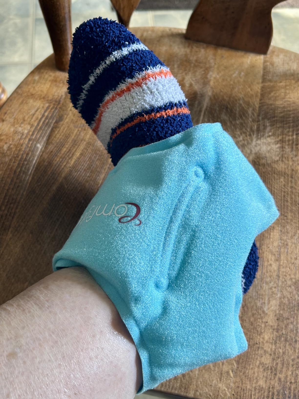 Comfytemp Ankle Ice Pack Wrap for Plantar Fasciitis, Foot Pain Relief, 2pcs customer photo 2