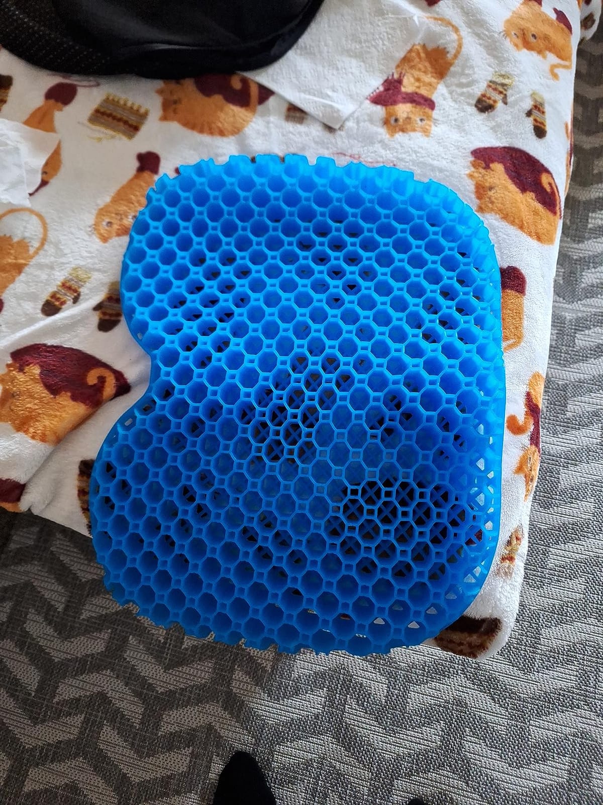 NEW-Vi Anti-Slip Kayak Seat Cushion - Waterproof Thicken Gel Boat Kayak Canoe Rowing Stadium Pad for Sit in Kayak Chair Kayak Accessories Equipment Gear for Fishing Kayak customer photo 1